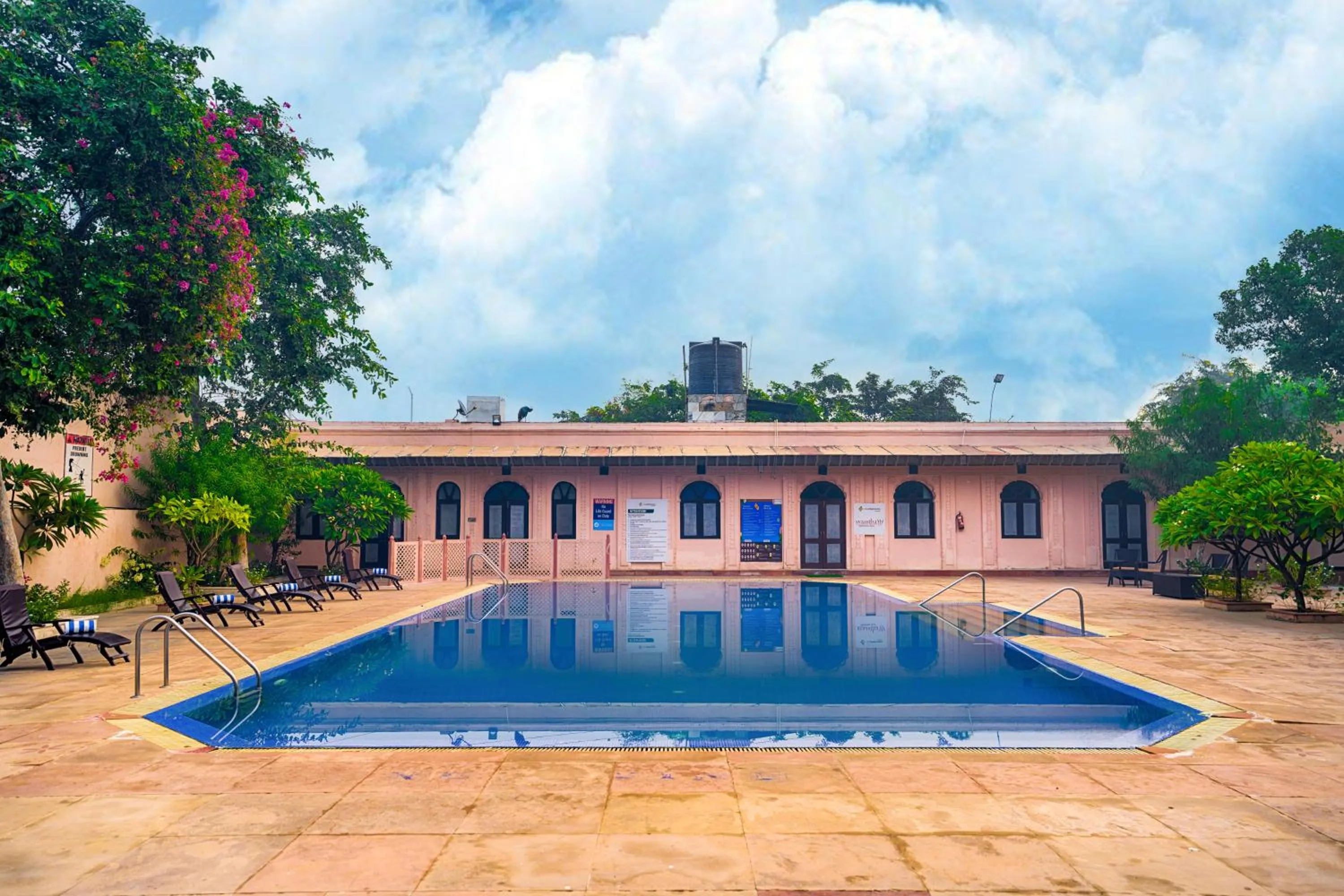 Swimming pool in Club Mahindra Bharatpur