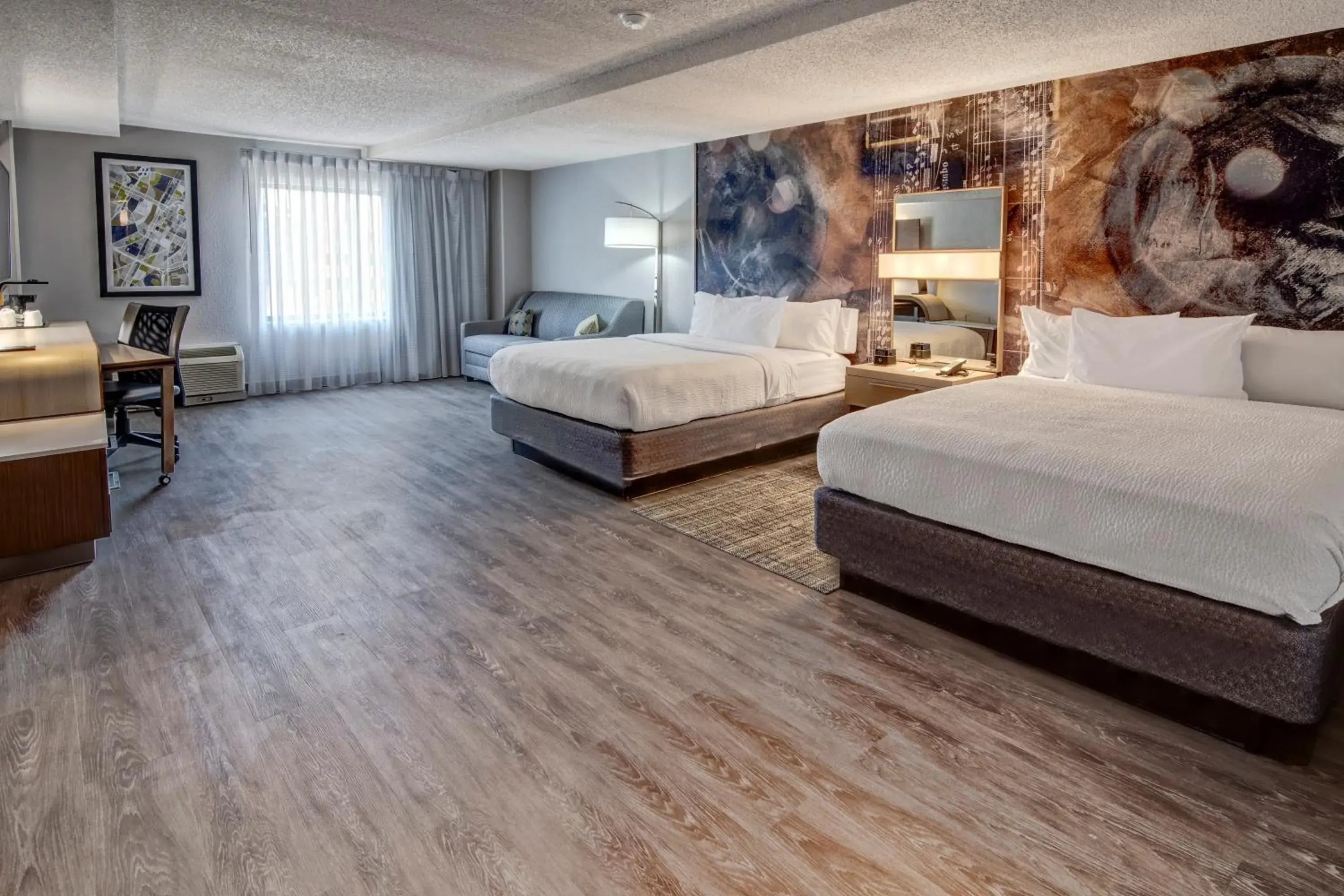 Queen Room with Two Queen Beds in Courtyard by Marriott Nashville Vanderbilt West End Queen Room with Two Queen Beds in Courtyard by Marriott Nashville Vanderbilt West End