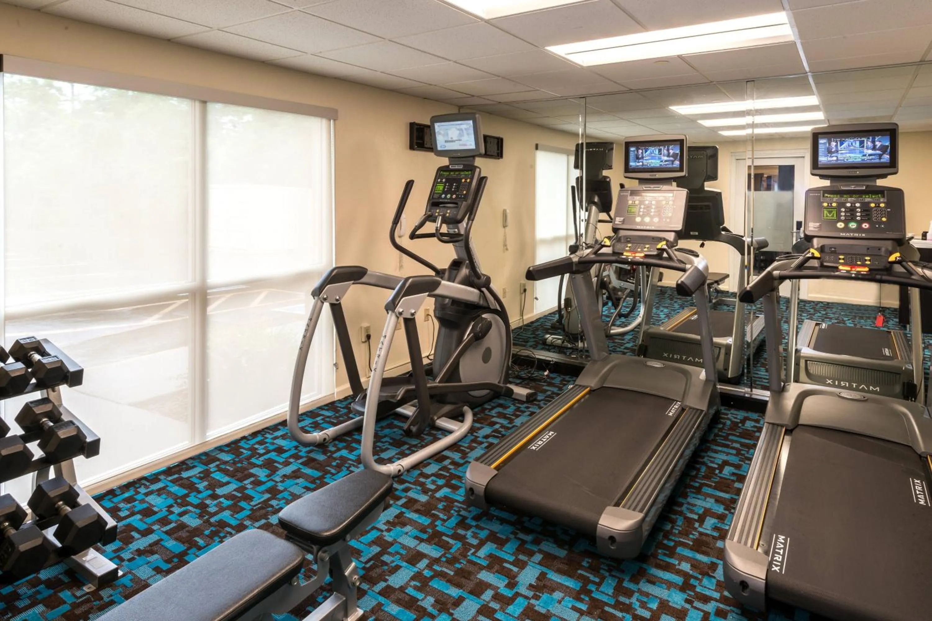 Fitness centre/facilities in Fairfield Inn & Suites by Marriott Nashville at Opryland
