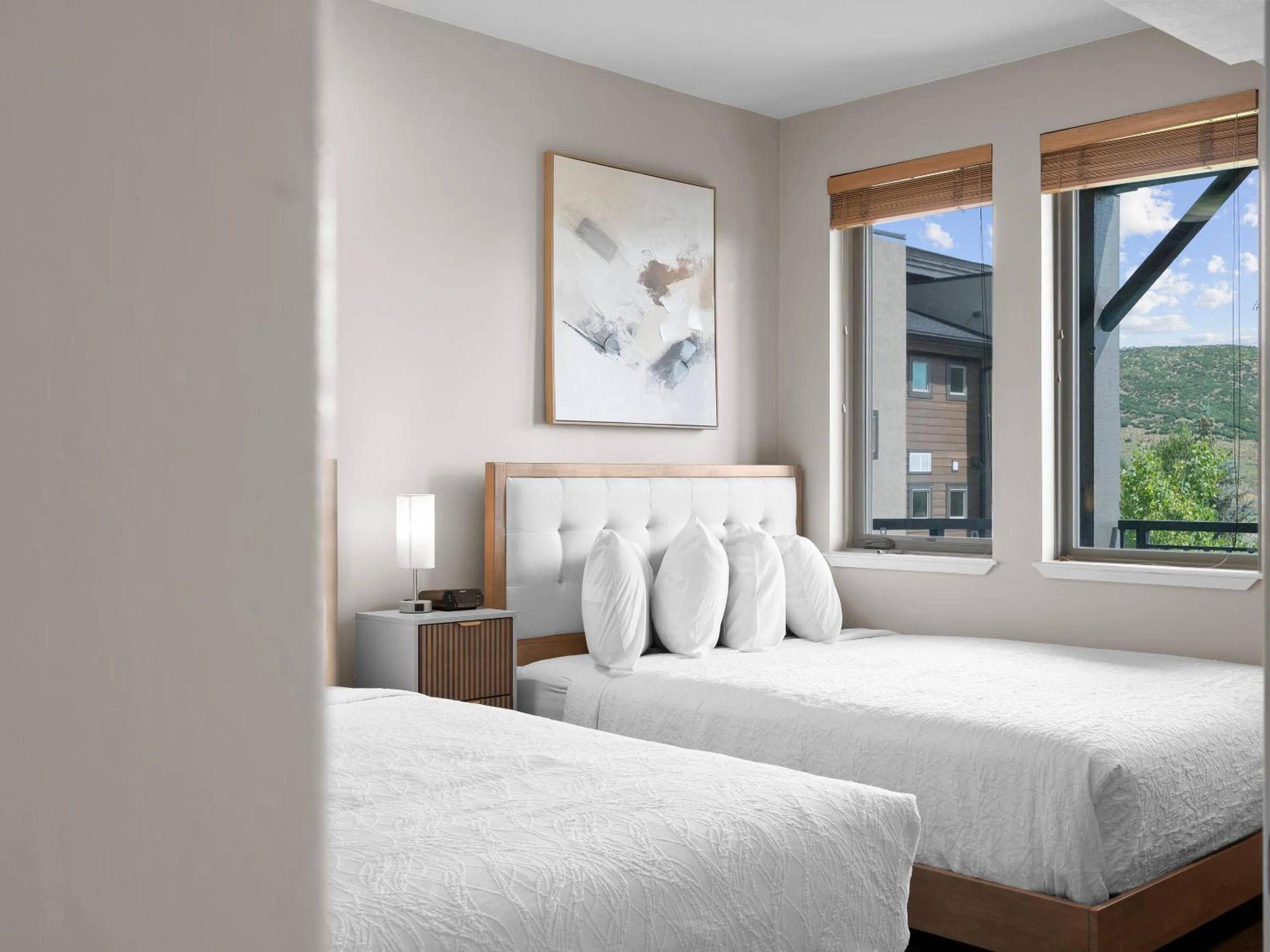 Bed in Crestview Condominiums by All Seasons Resort Lodging