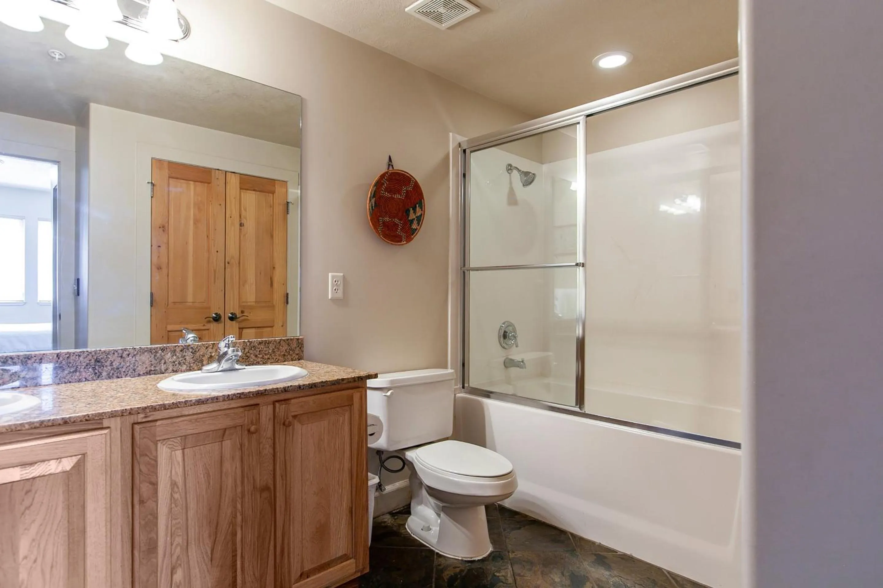 Bathroom in Crestview Condominiums by All Seasons Resort Lodging