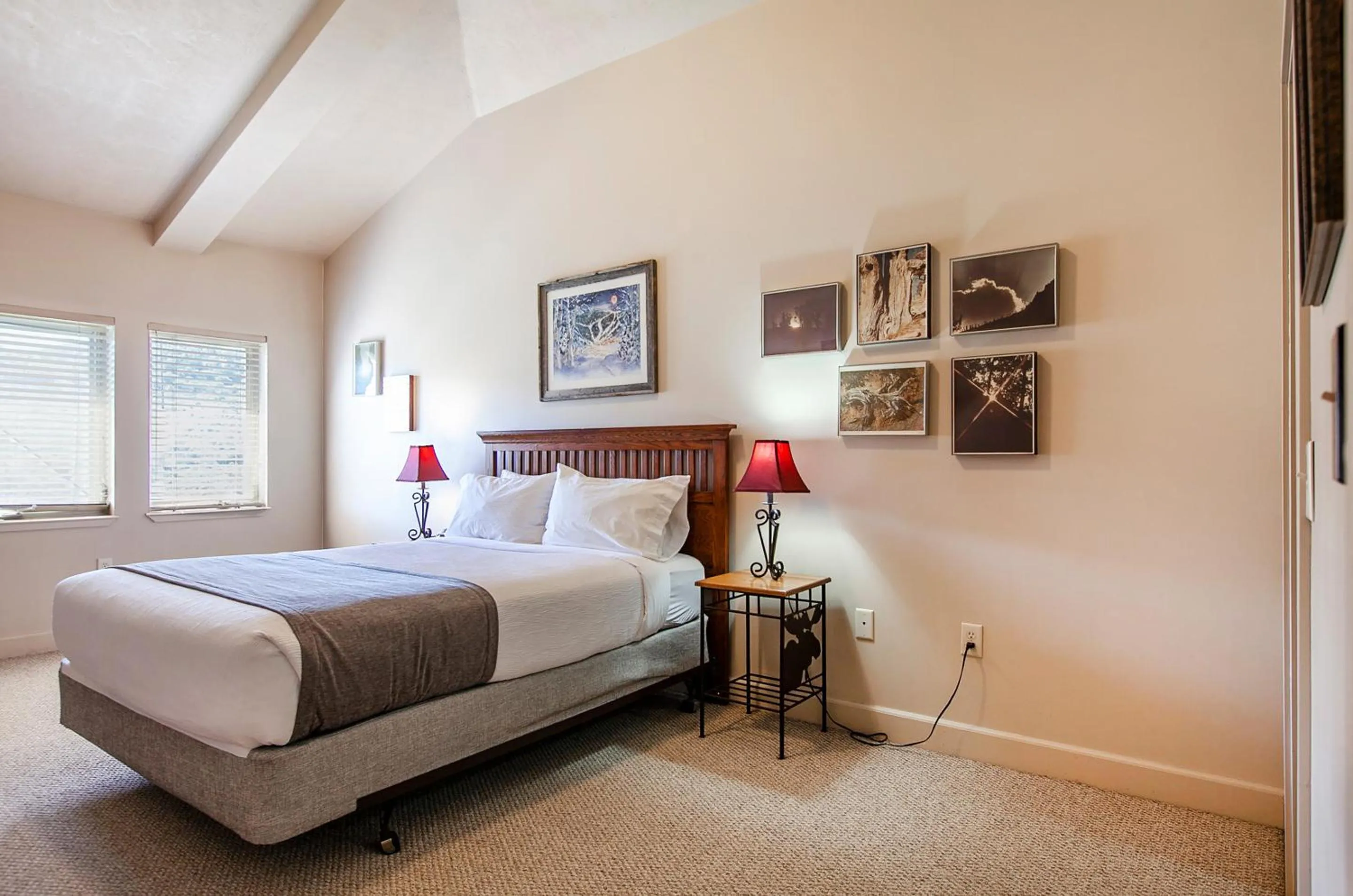 Bedroom, Bed in Crestview Condominiums by All Seasons Resort Lodging