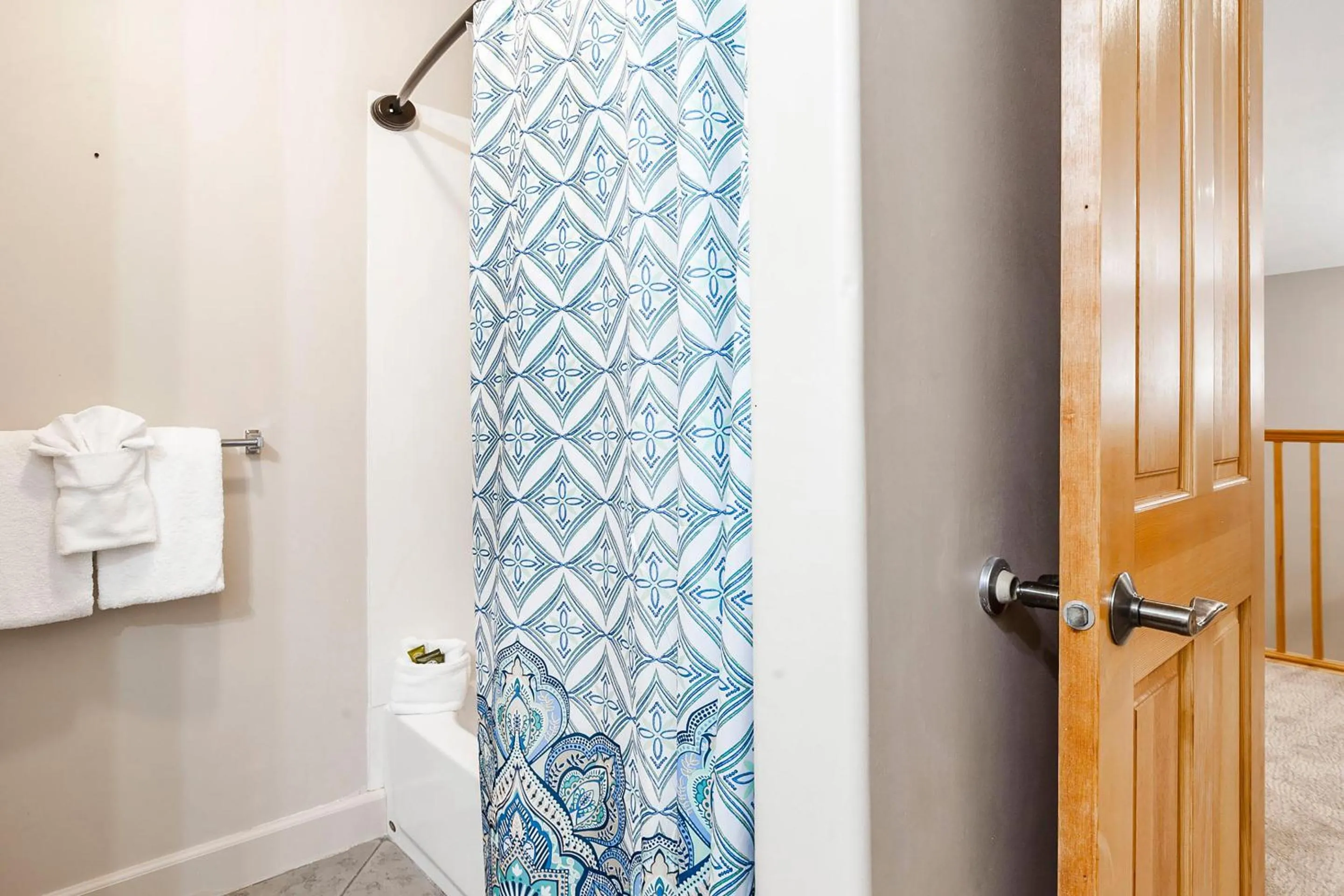 Bathroom in Crestview Condominiums by All Seasons Resort Lodging