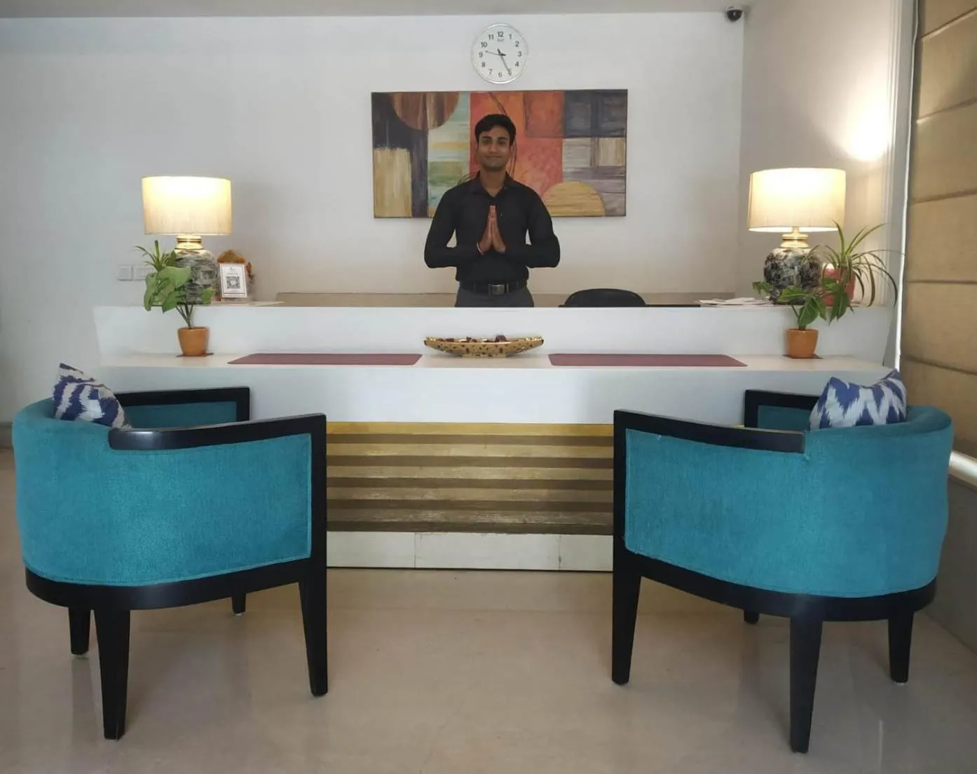 Lobby or reception in Inde Hotel Huda City Centre Vista Woods, Gurgaon