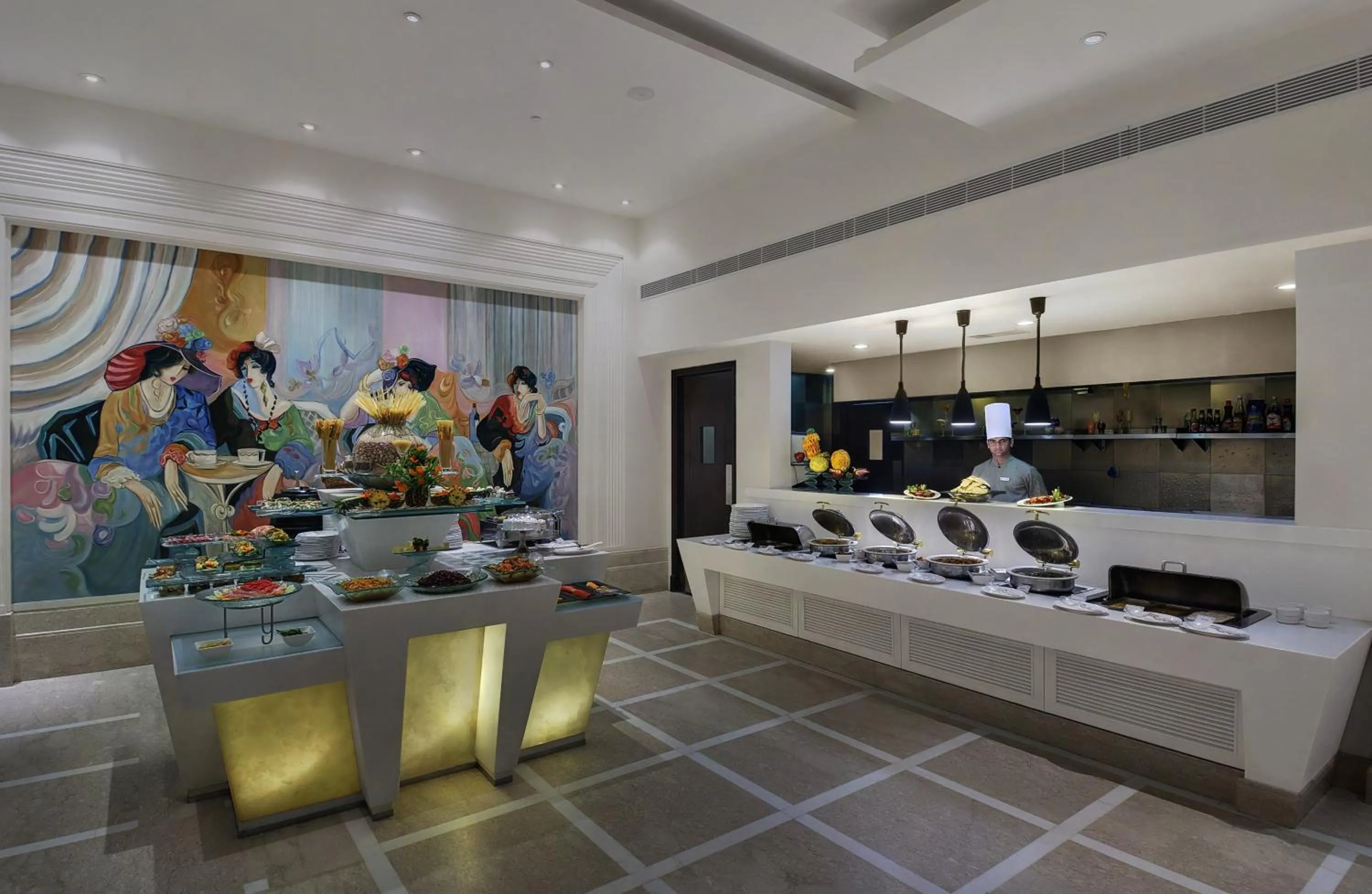 Breakfast in Inde Hotel Huda City Centre Vista Woods, Gurgaon