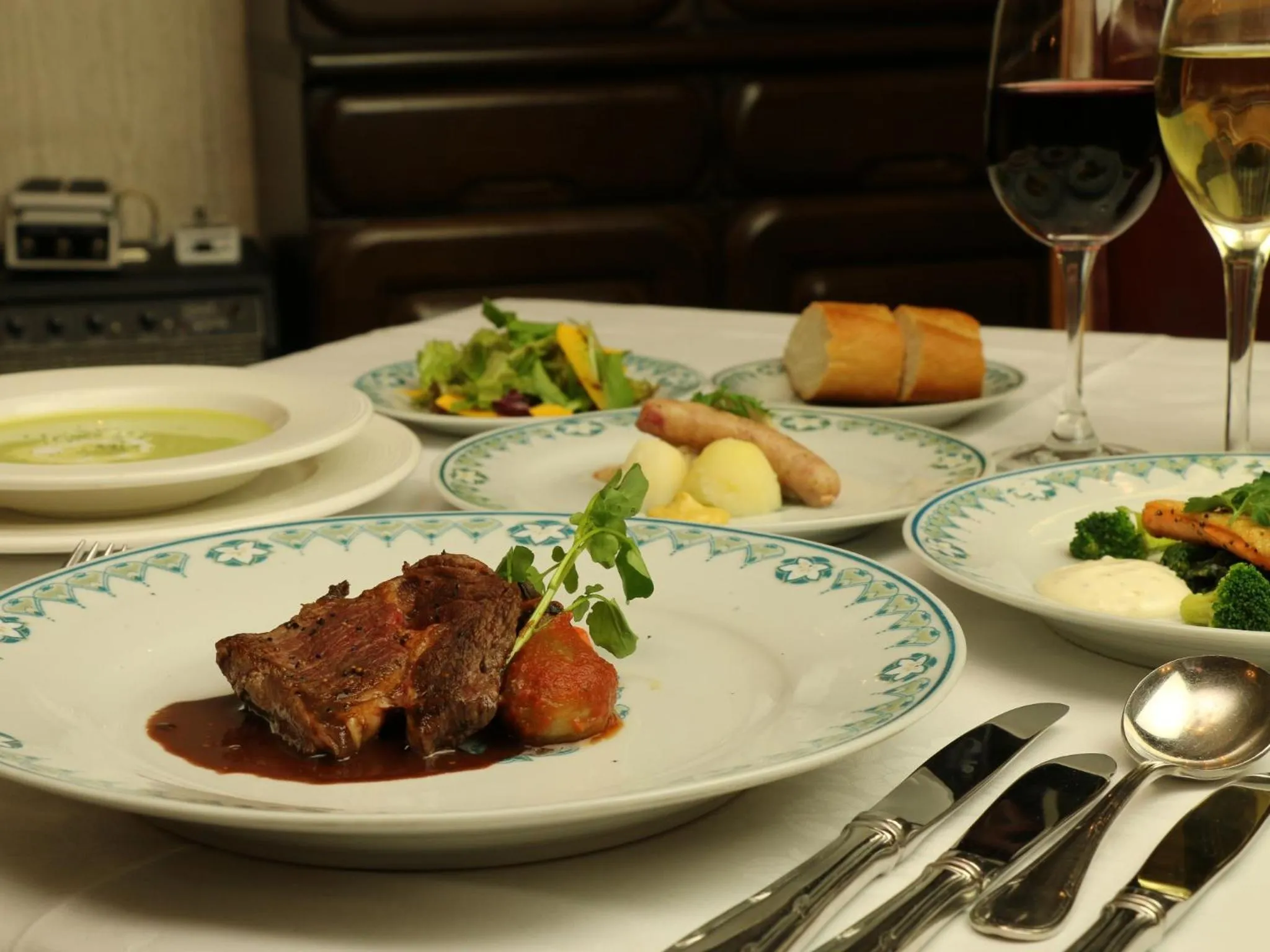 Dinner in Pension Raisin