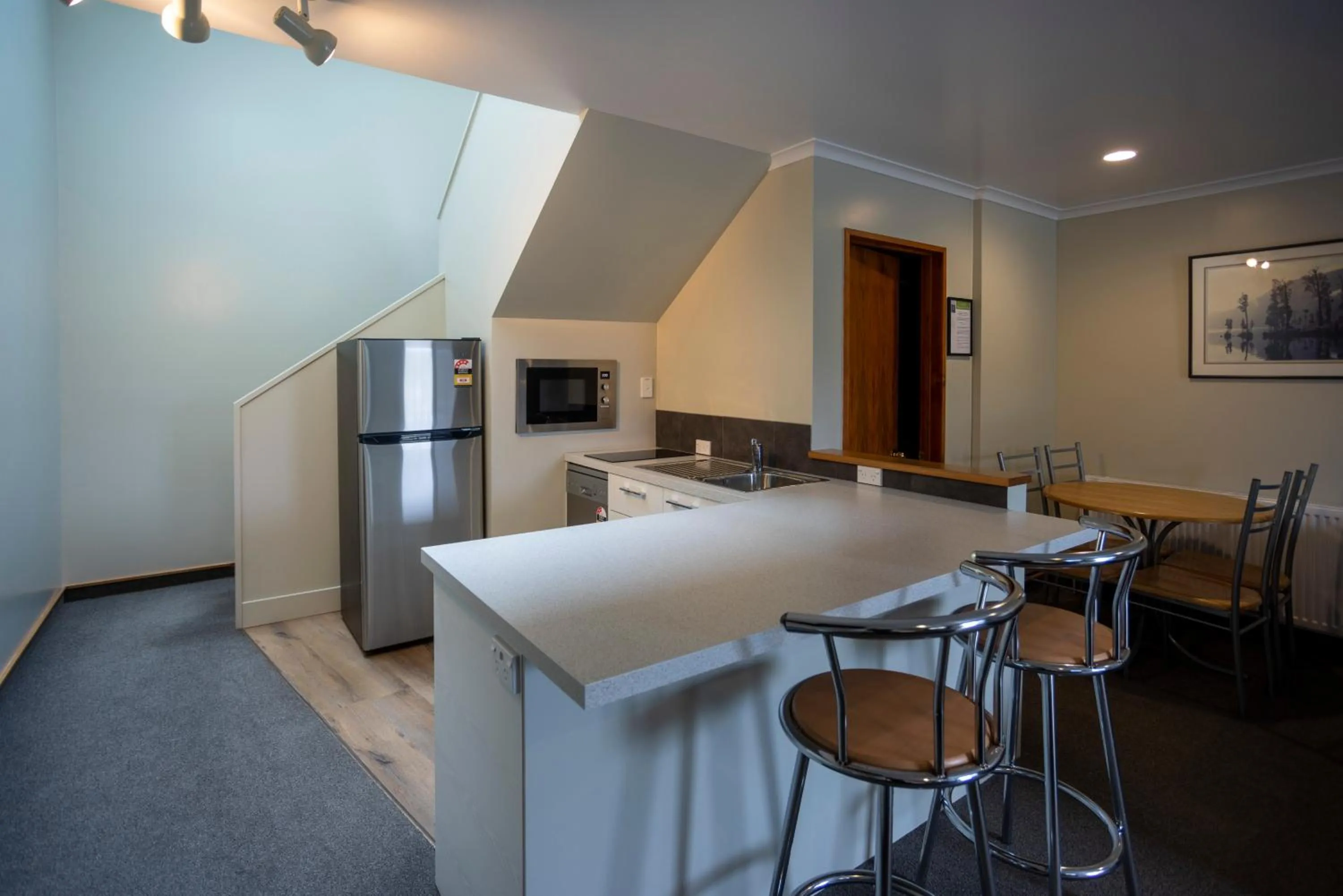 Kitchen or kitchenette in Haast Beach Motel