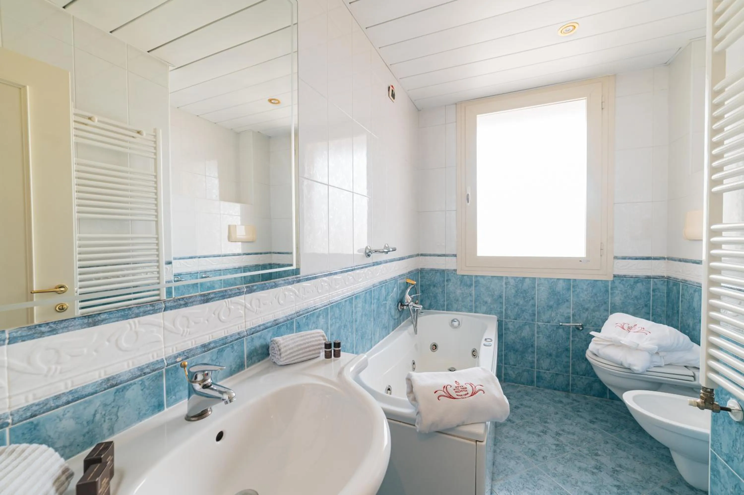 Bathroom in Hotel Terme Helvetia