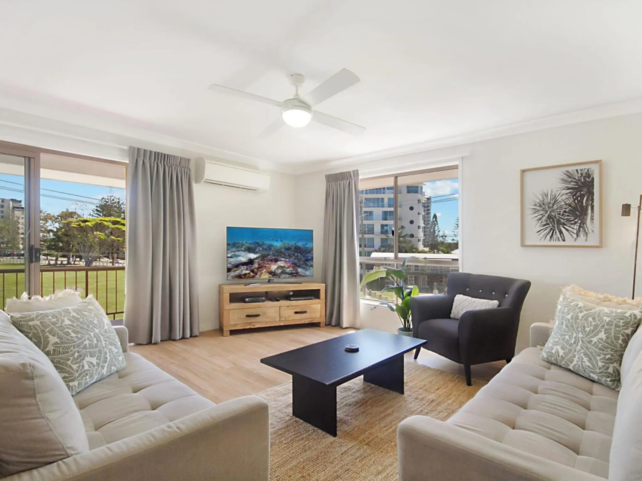 Tumut Unit 2 - Balcony with Tweed Harbour Views