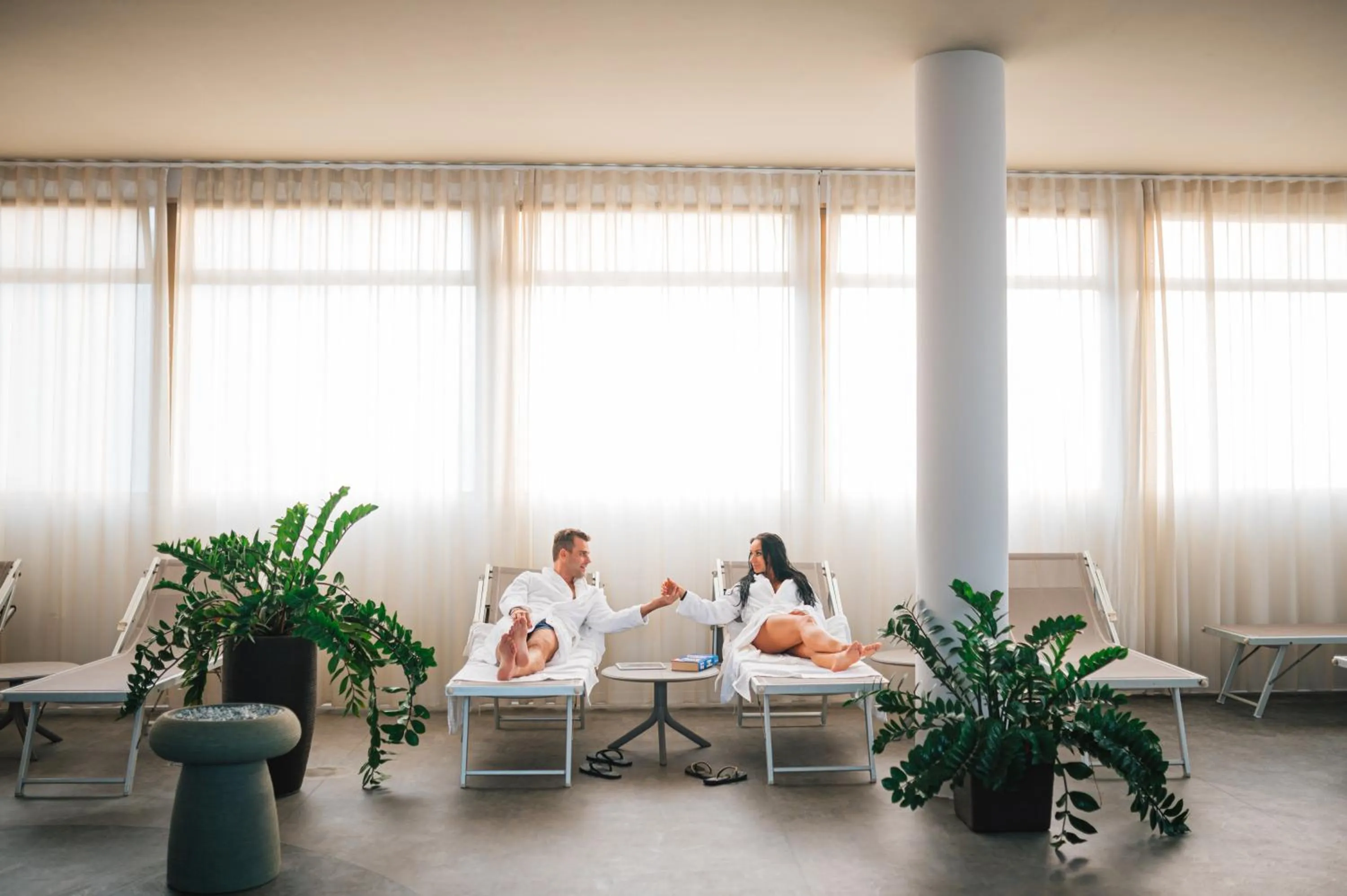 Solarium in Hotel Terme Roma