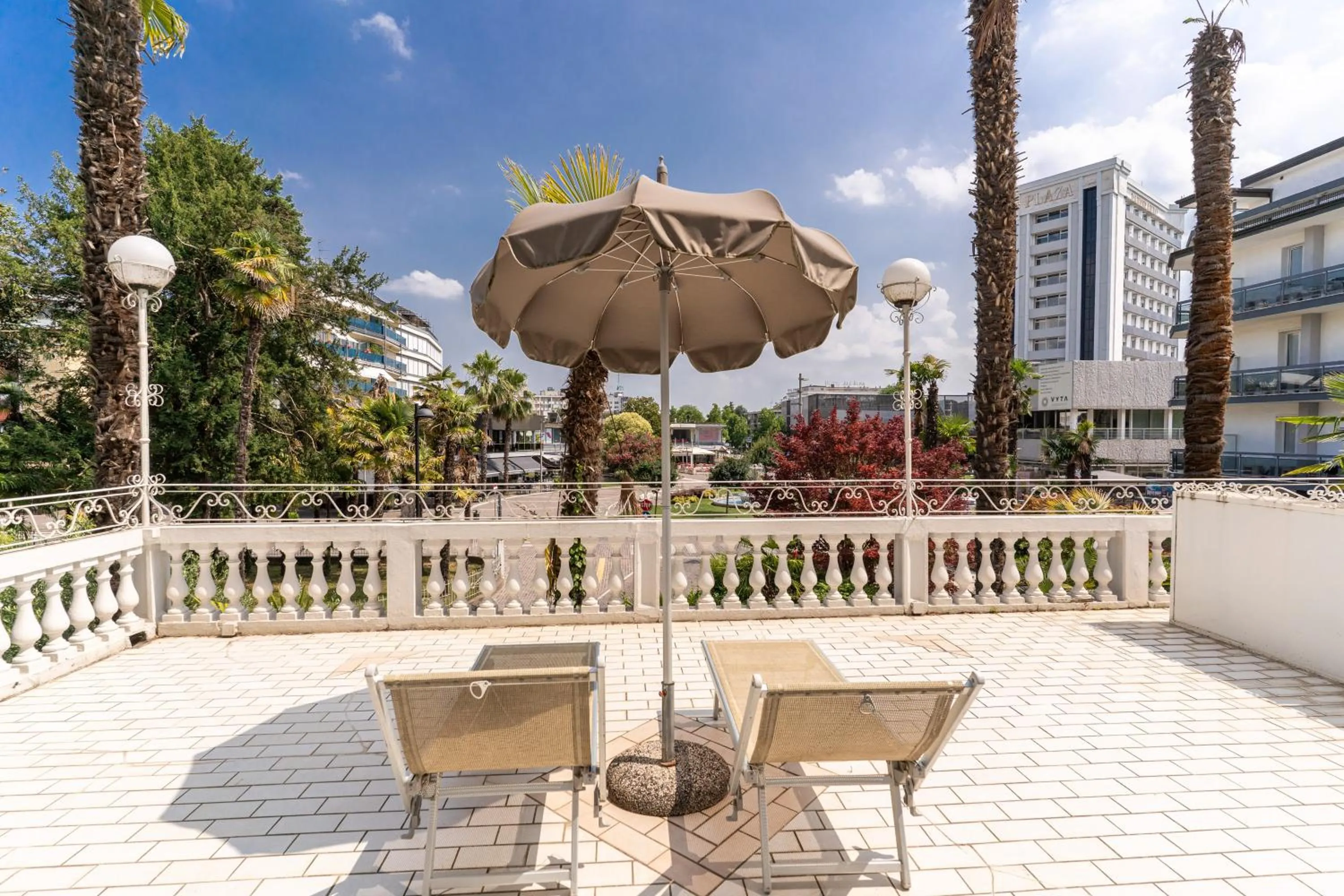 Balcony/Terrace in Hotel Terme Roma