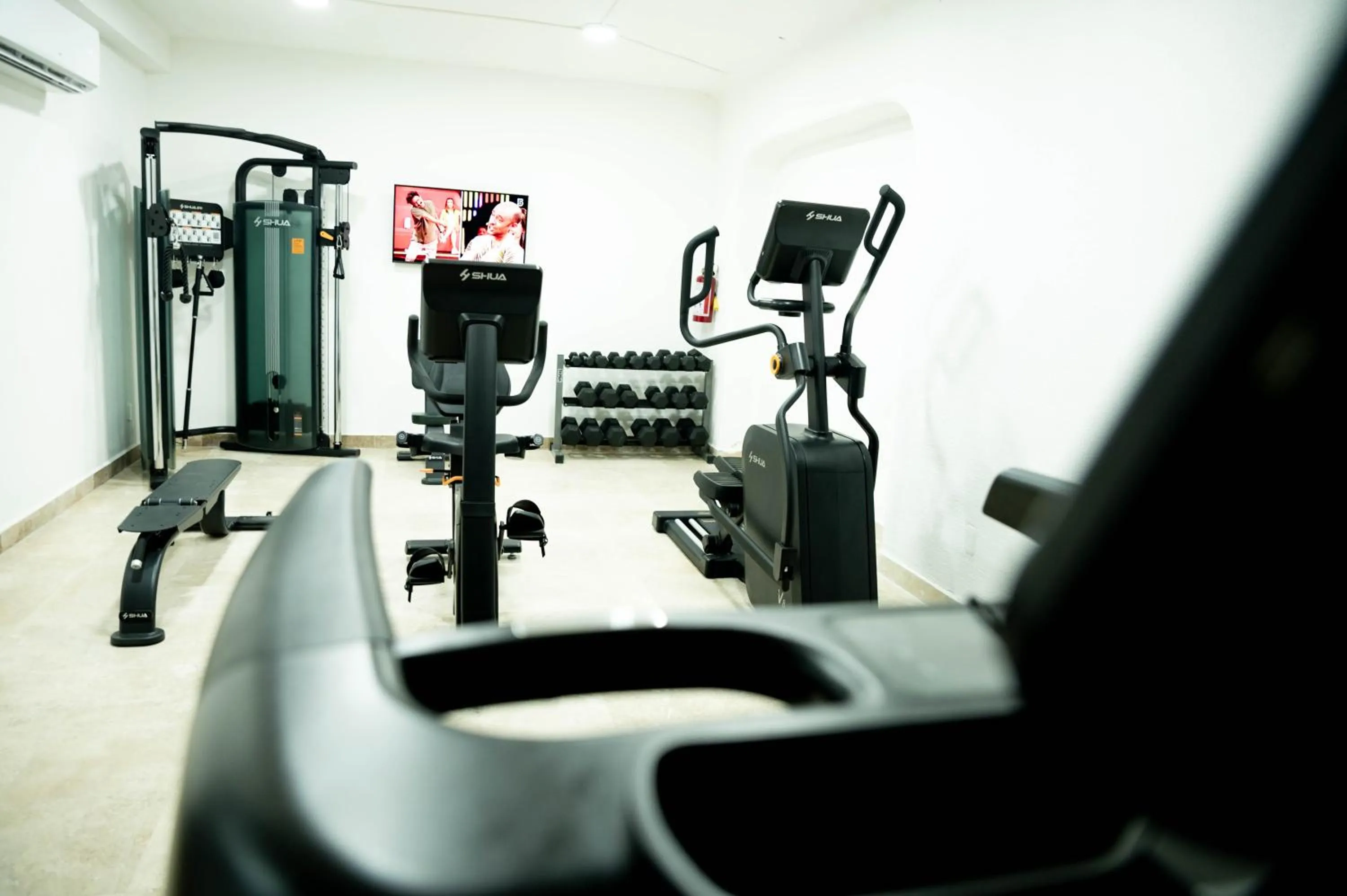 Fitness centre/facilities in Ritz Acapulco All Inclusive