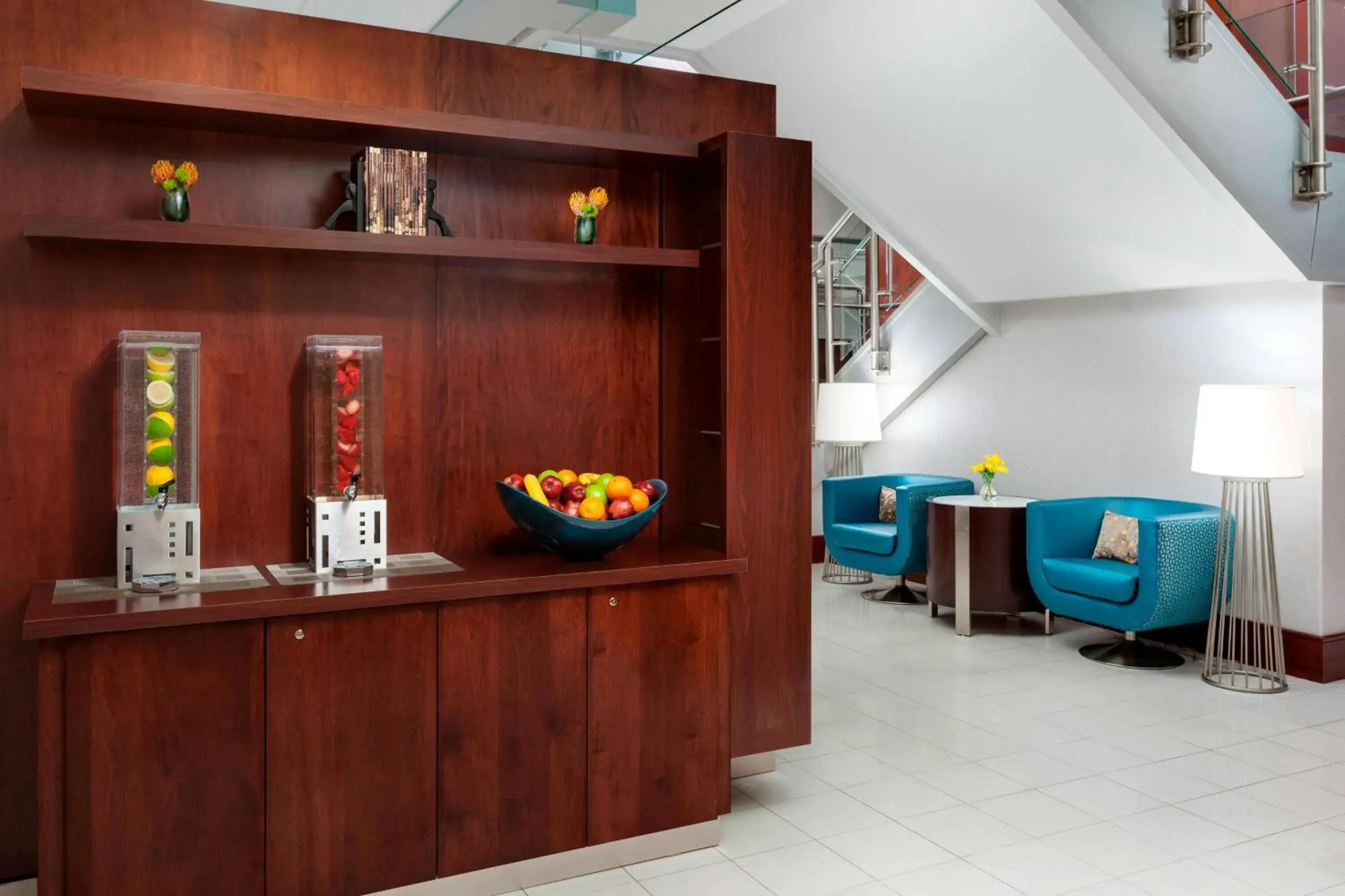 Lobby or reception in Courtyard by Marriott Boston Cambridge Lobby or reception in Courtyard by Marriott Boston Cambridge