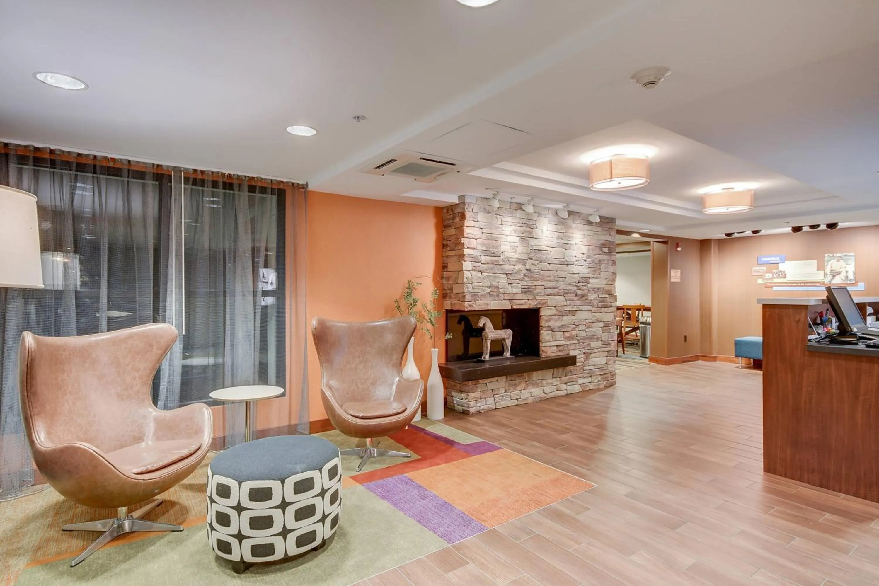 Lobby or reception in Fairfield Inn Boston Woburn