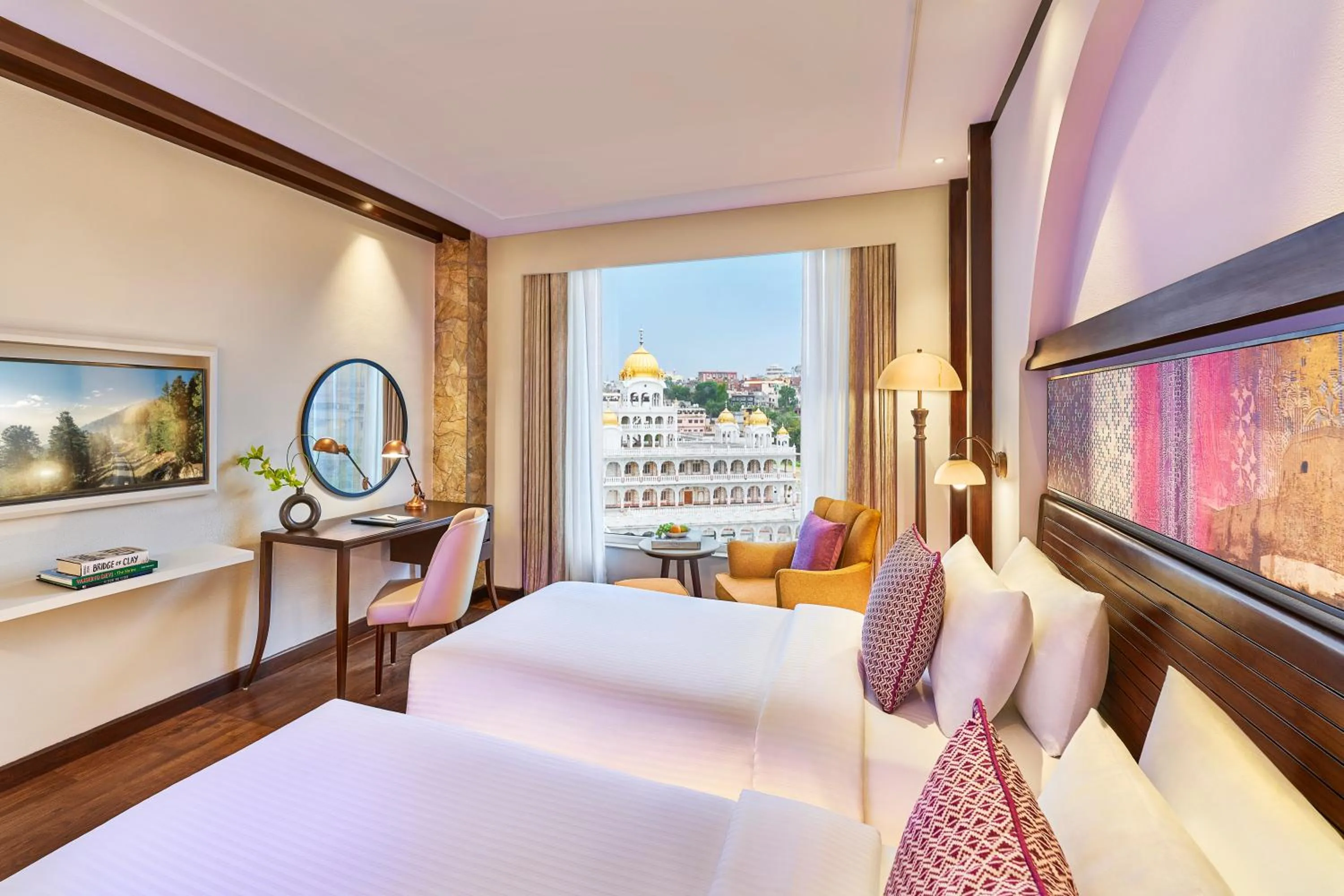 Bed in Vivanta Jammu City Centre