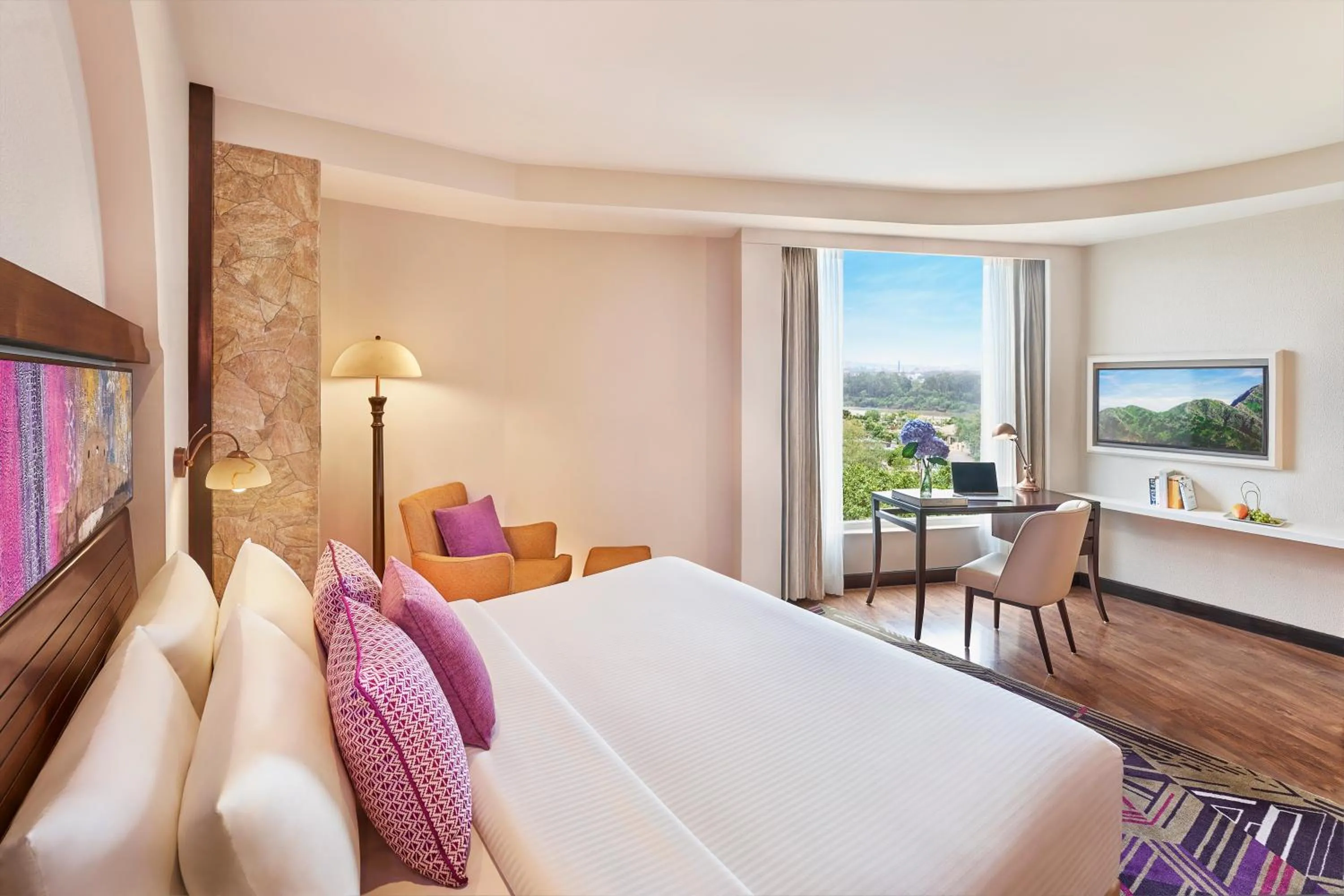 Bed in Vivanta Jammu City Centre