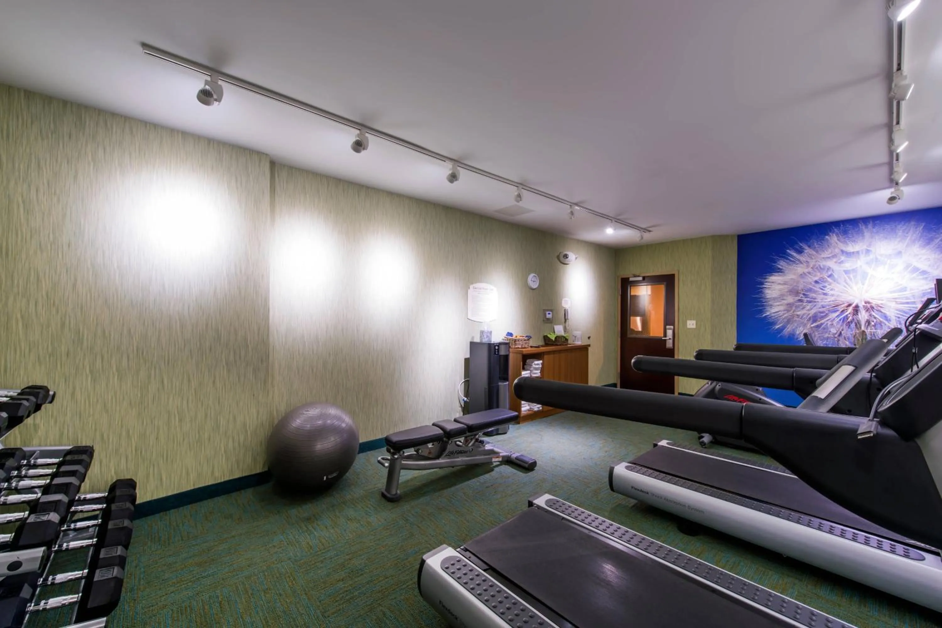 Fitness centre/facilities in SpringHill Suites Devens Common Center