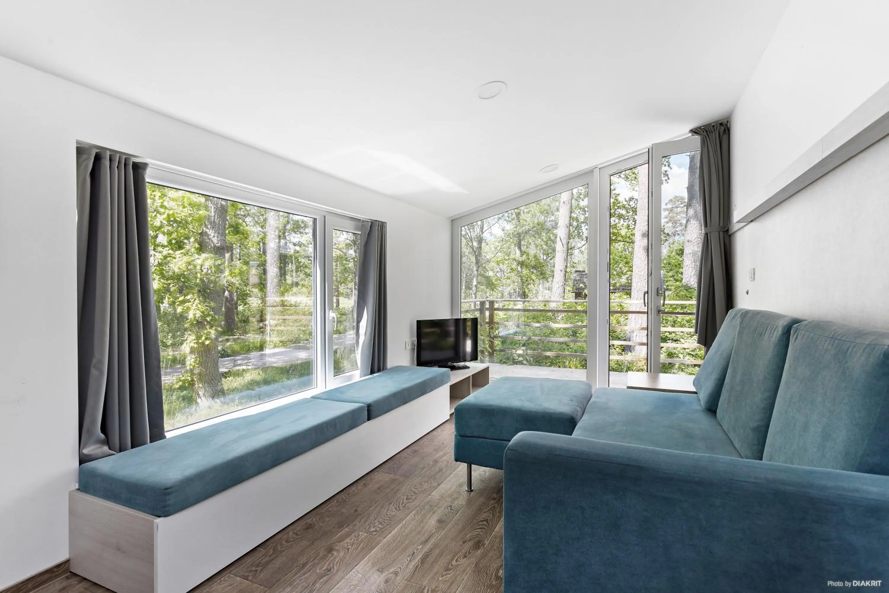 Living room in First Camp Stensö-Kalmar