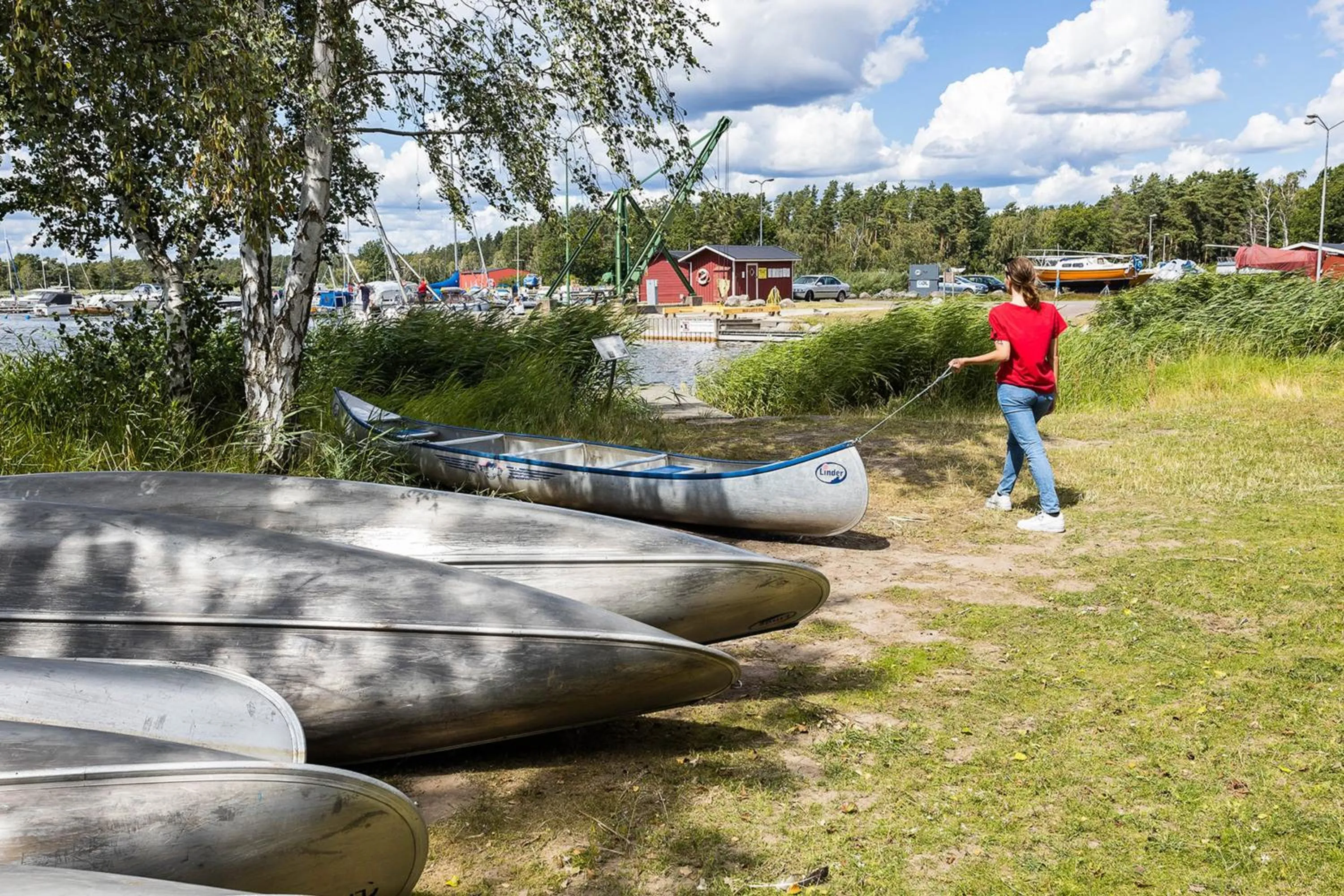 Canoeing in First Camp Stensö-Kalmar