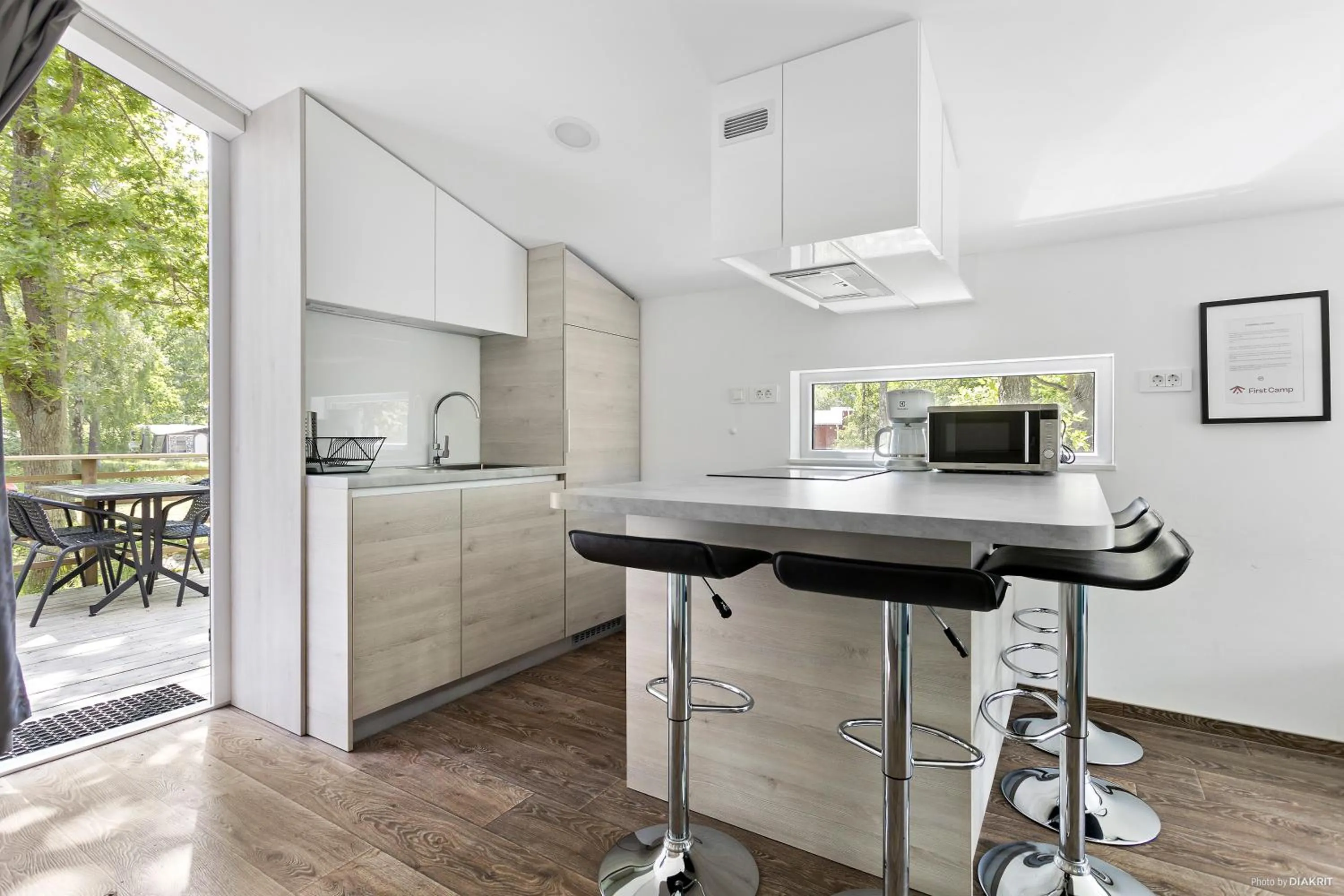 Kitchen or kitchenette in First Camp Stensö-Kalmar