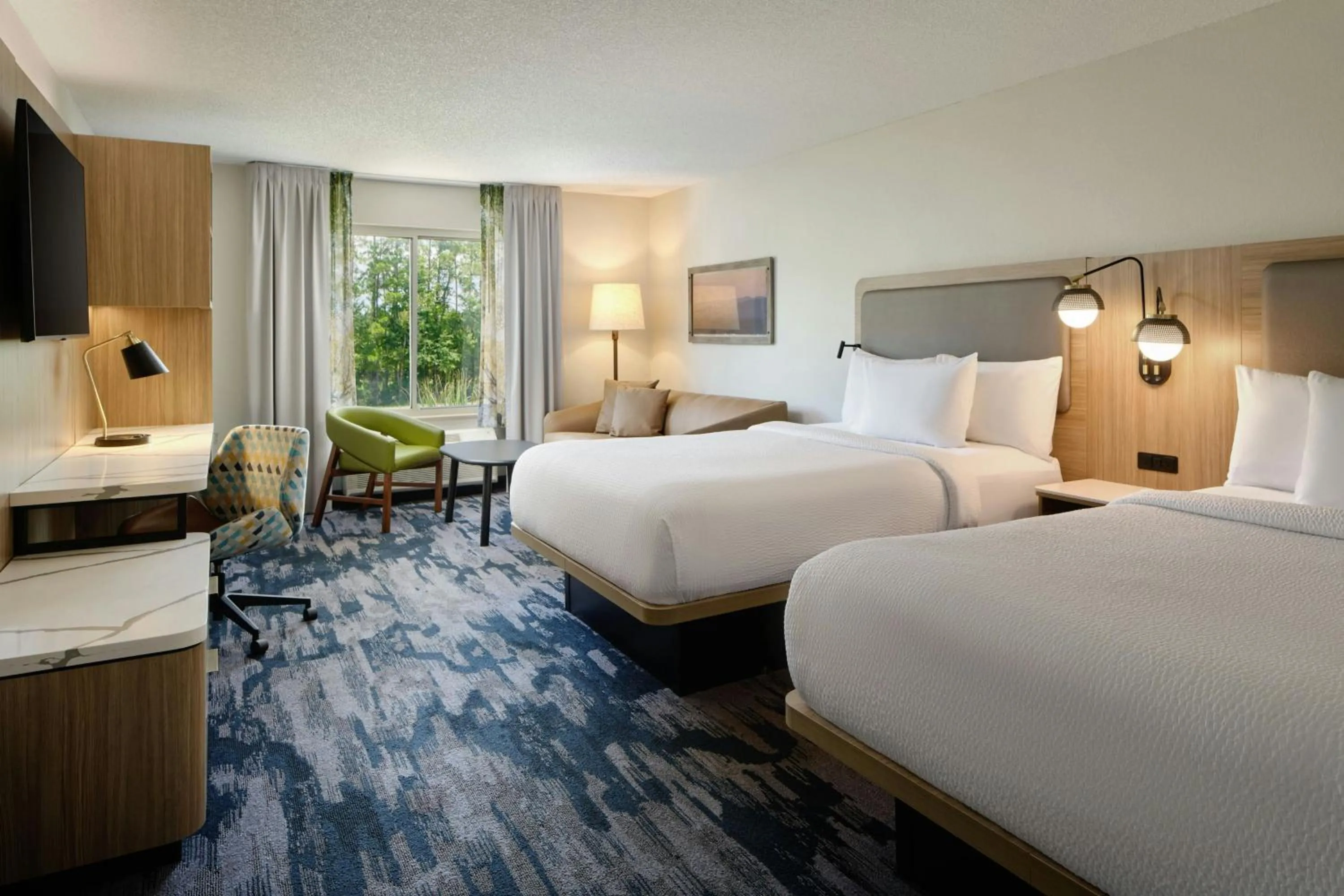 Photo of the whole room, Bed in Fairfield Inn Suites Brunswick