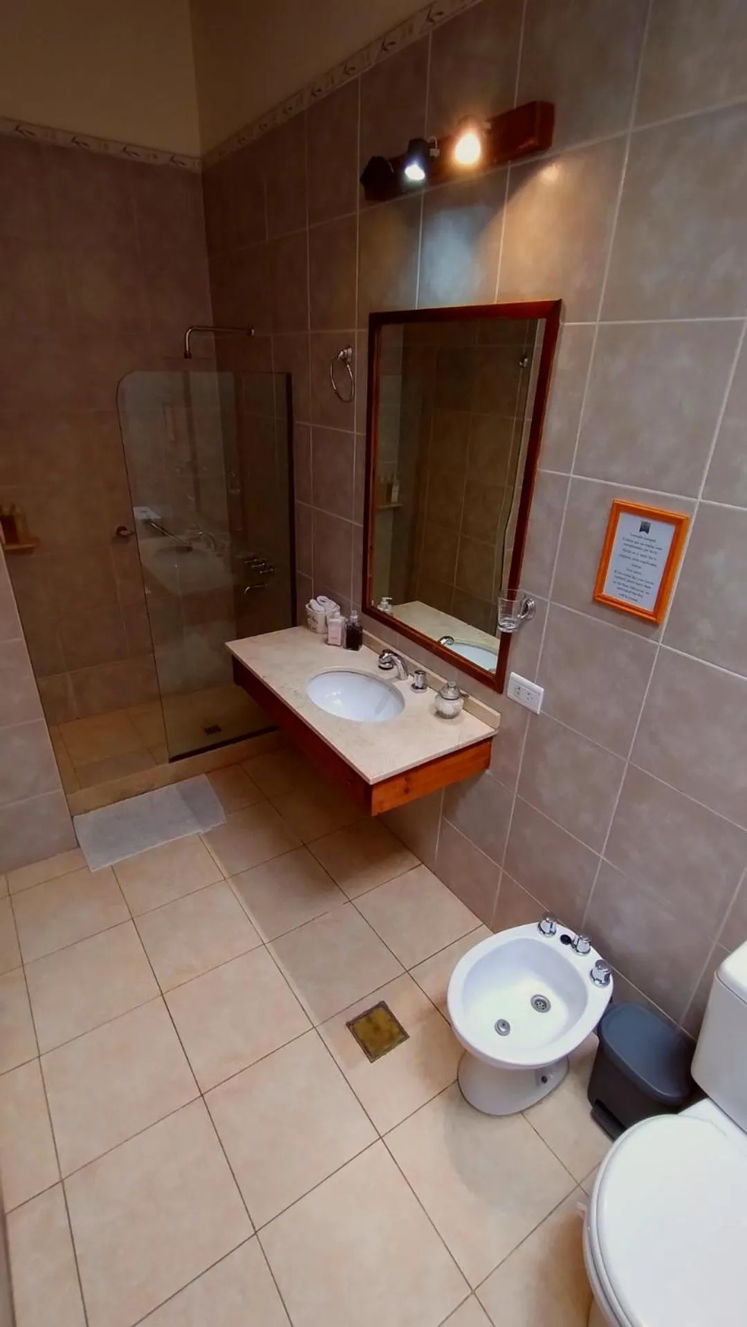 Shower in Lujan De Cuyo B&B