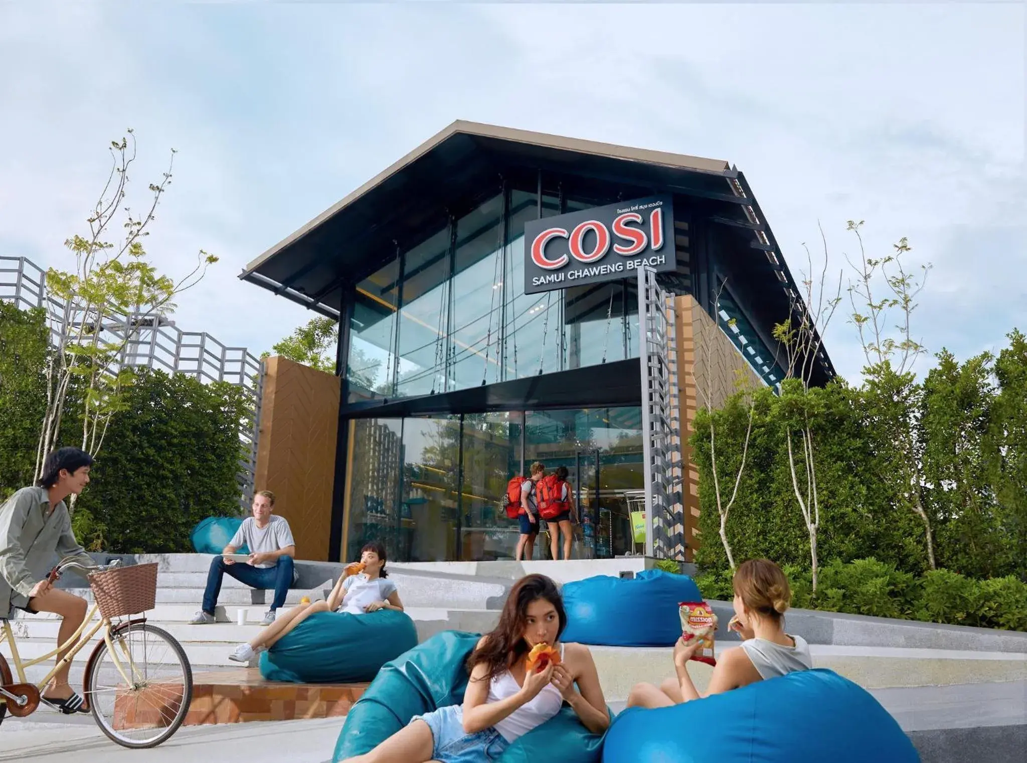 Property building in COSI Samui Chaweng Beach - SHA Plus Property building in COSI Samui Chaweng Beach - SHA Plus