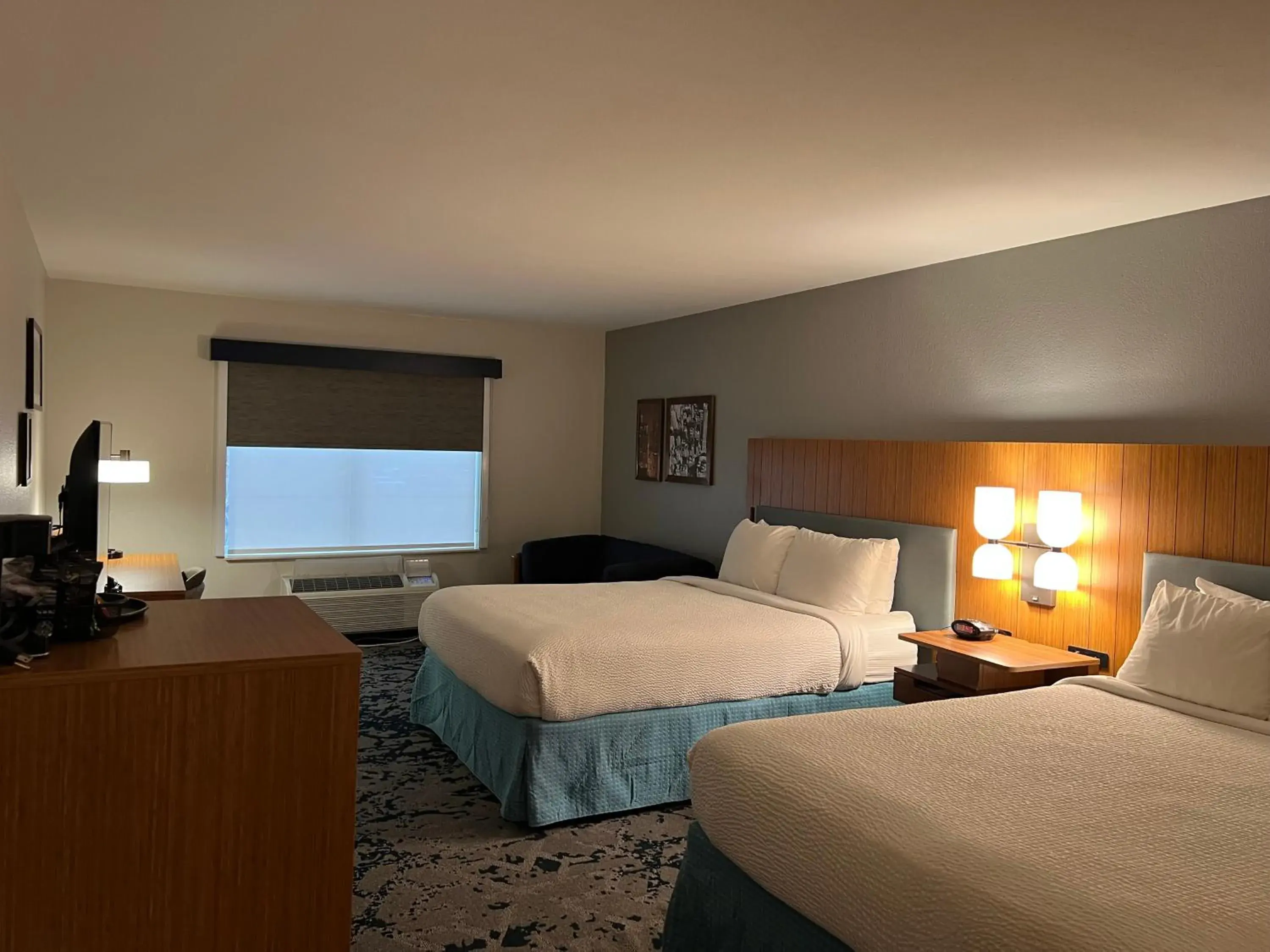 Queen Suite with Two Queen Beds and Sofa bed - Non Smoking/Interior Hall in Country Inn & Suites by Radisson, LSU - Medical Corridor Queen Suite with Two Queen Beds and Sofa bed - Non Smoking/Interior Hall in Country Inn & Suites by Radisson, LSU - Medical Corridor