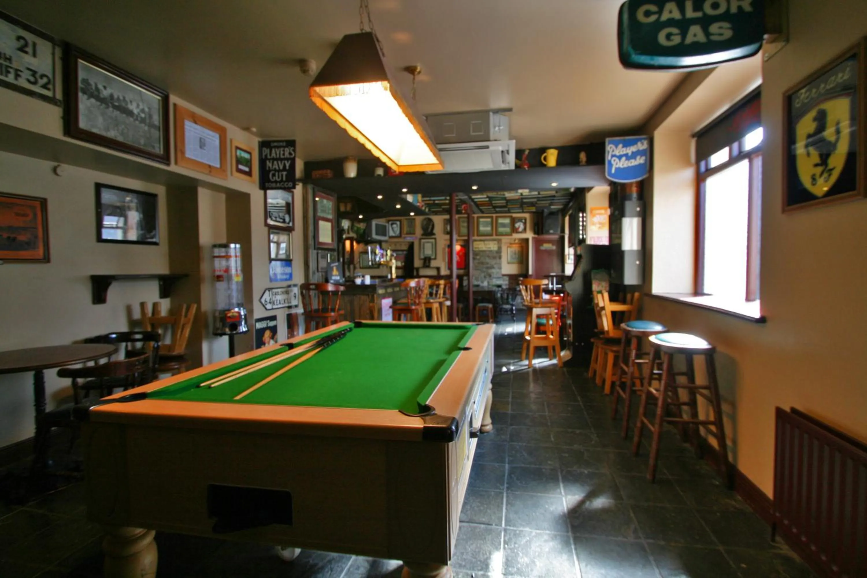 Game Room in The Parkway Hotel