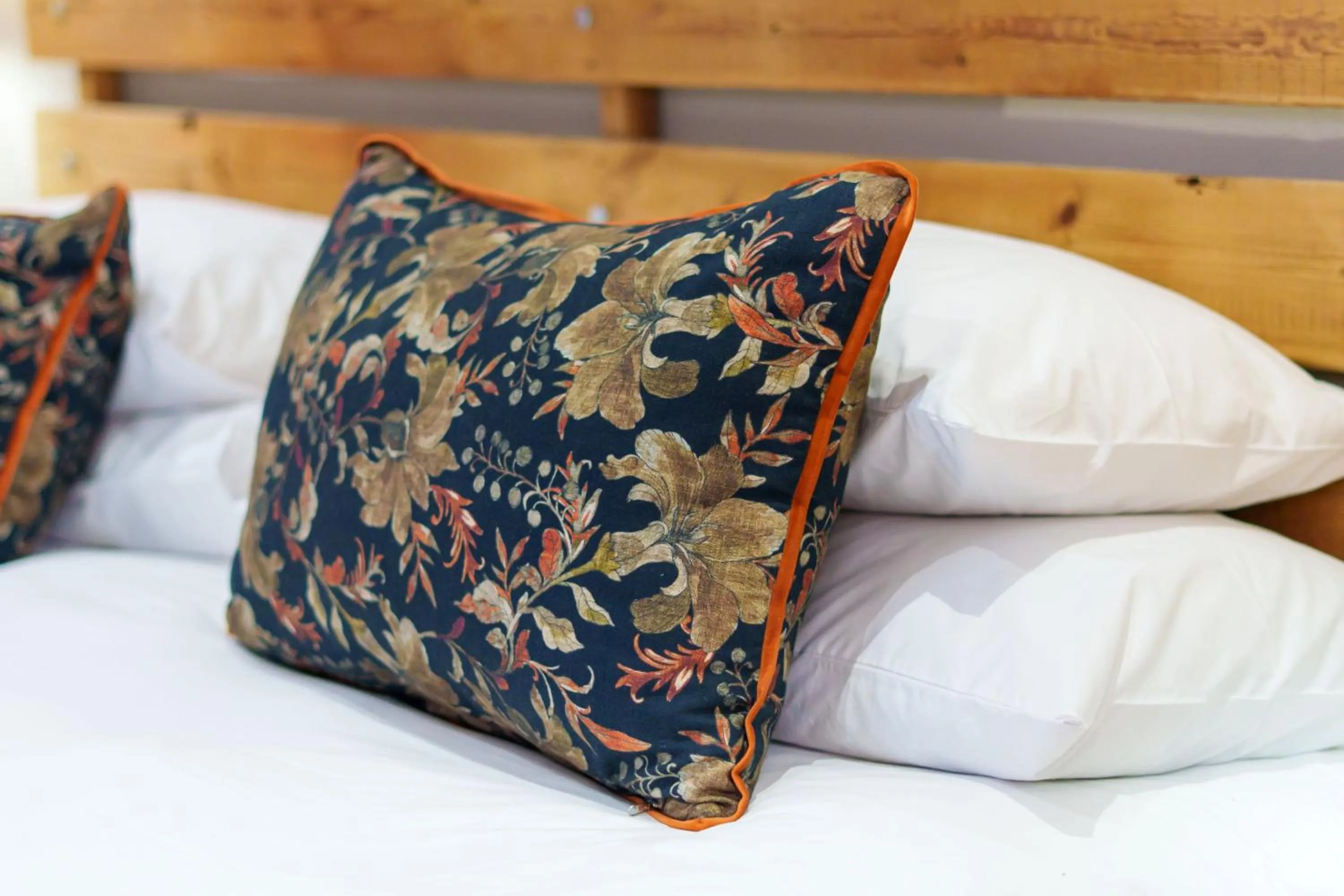 Decorative detail, Bed in De Akker Guest House Oudtshoorn