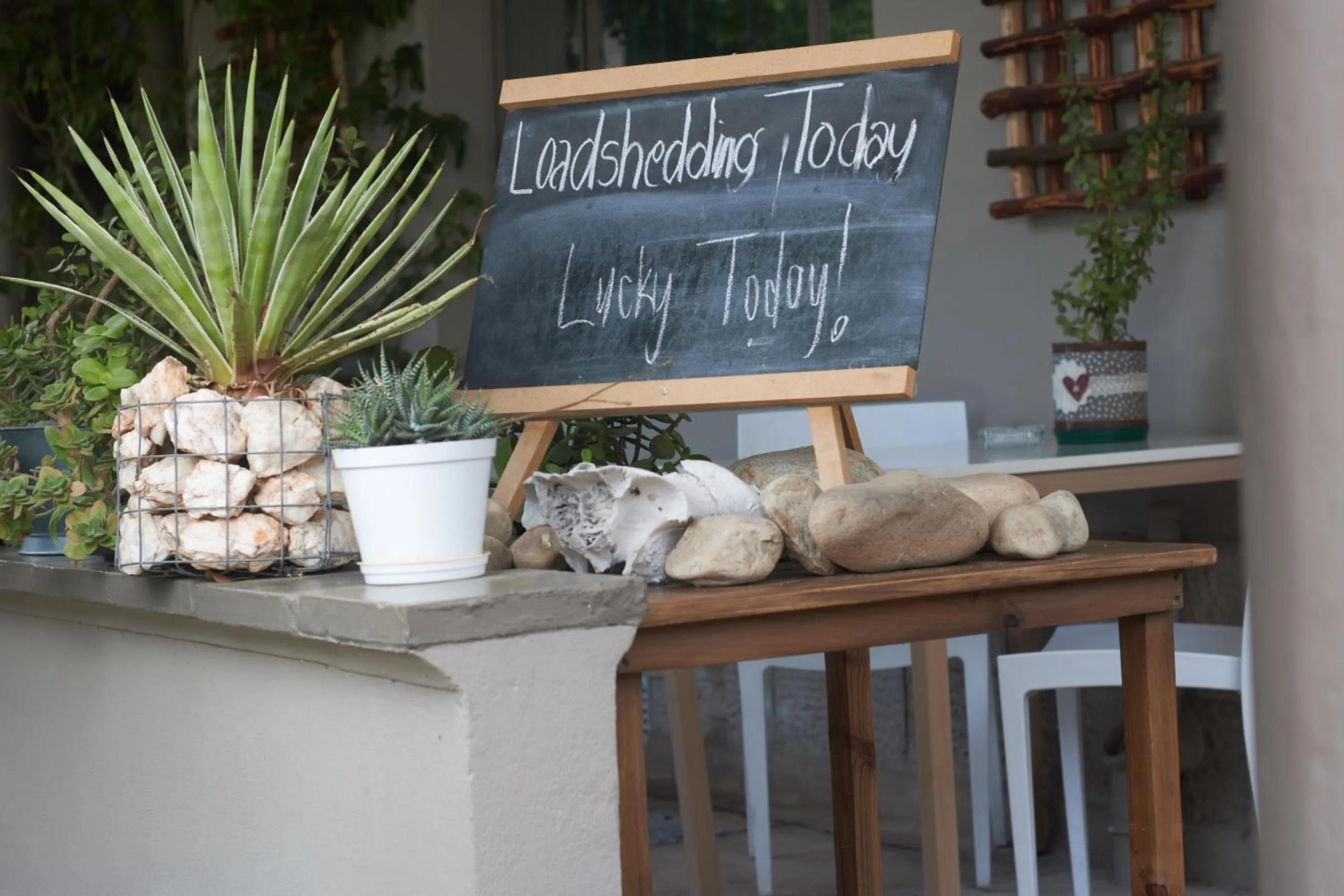 Balcony/Terrace in De Akker Guest House Oudtshoorn
