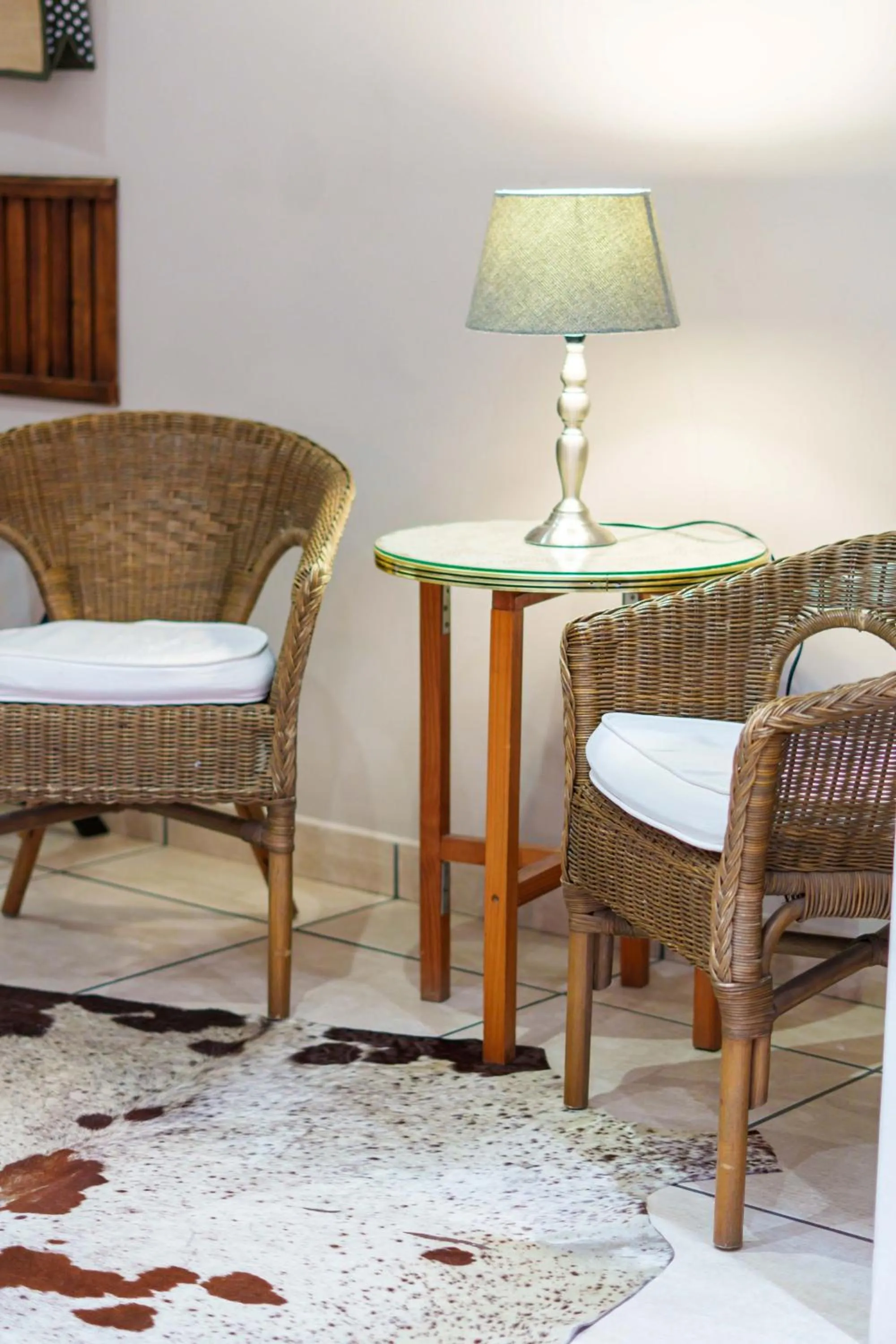 Decorative detail in De Akker Guest House Oudtshoorn