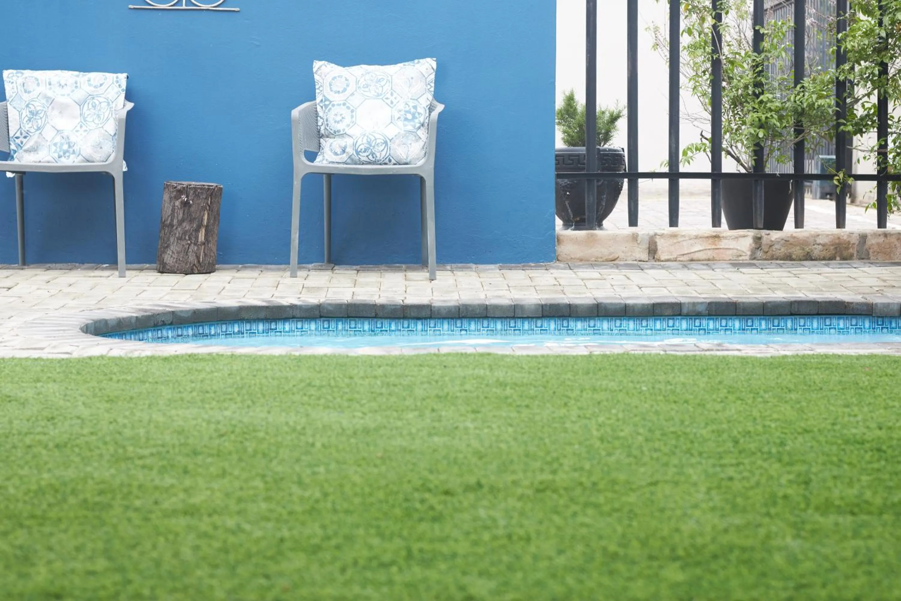 Garden in De Akker Guest House Oudtshoorn