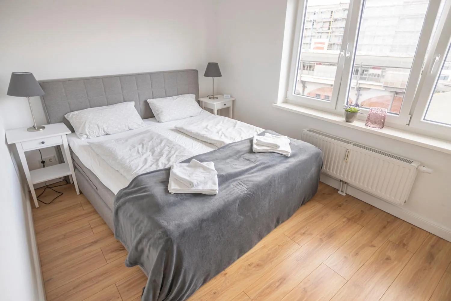 Bedroom, Bed in Arbio I Dehnhaide Apartments