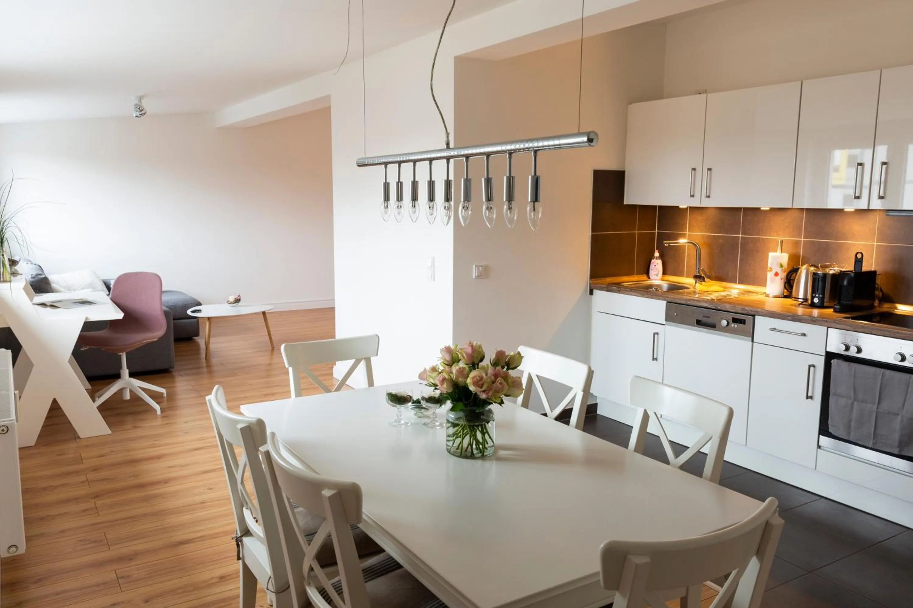 Dining area in Arbio I Dehnhaide Apartments