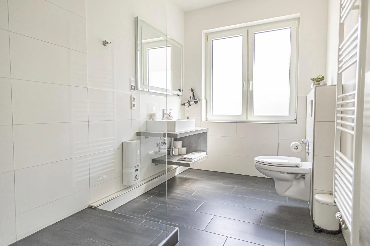 Shower in Arbio I Dehnhaide Apartments