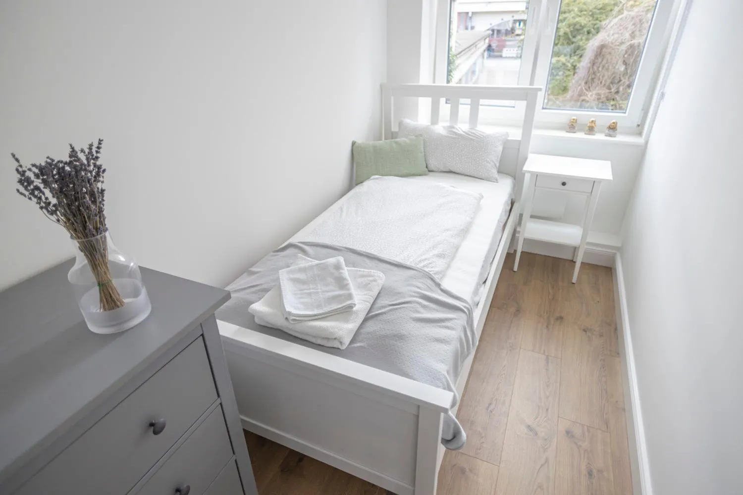 Bed in Arbio I Dehnhaide Apartments