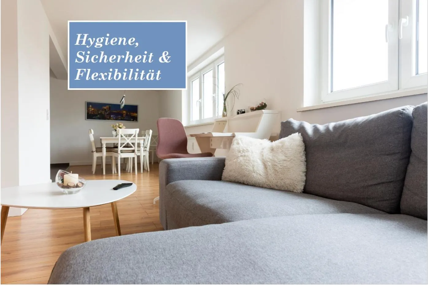 Living room in Arbio I Dehnhaide Apartments