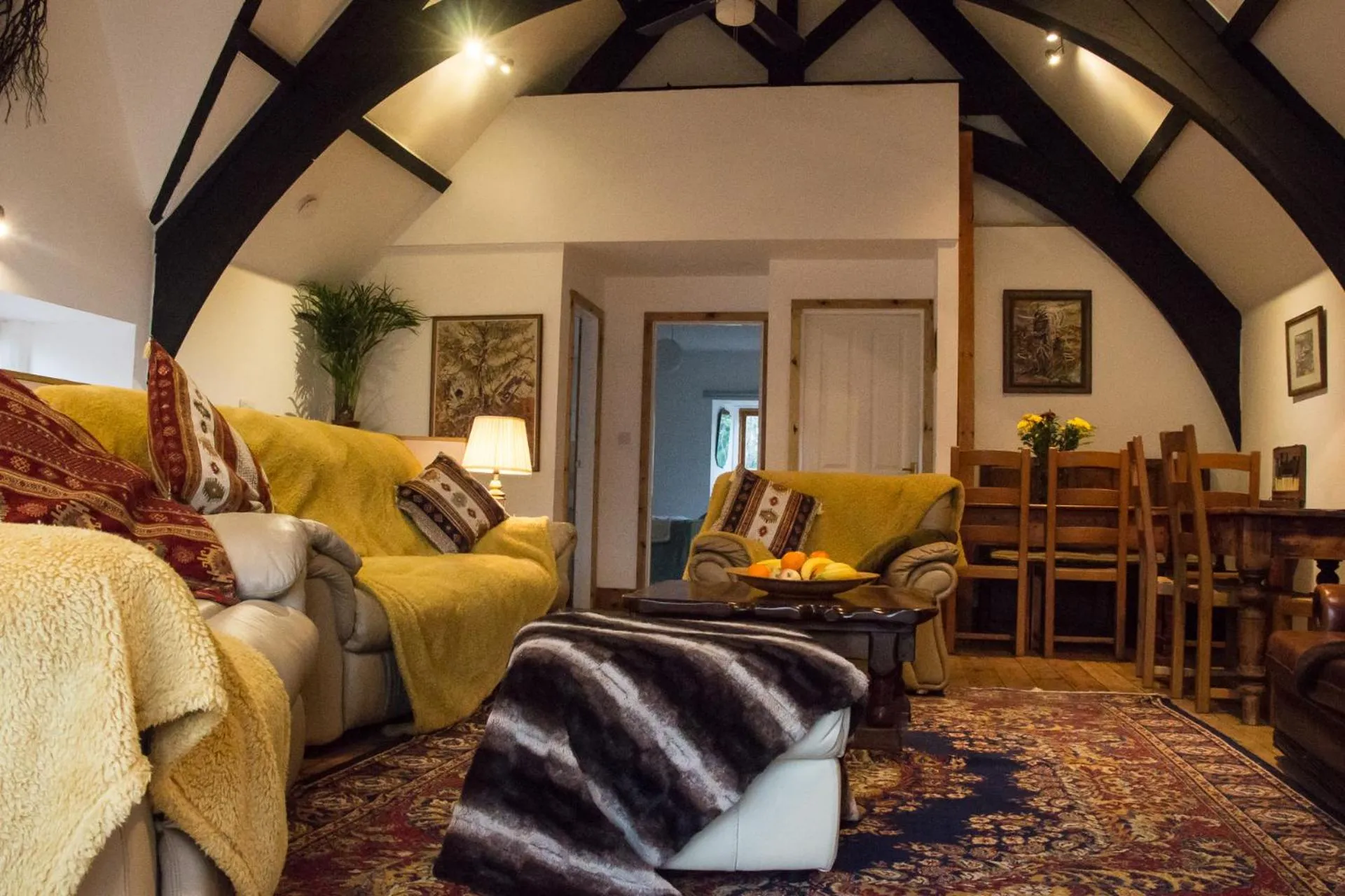 Living room in James John Hamilton House and backpacker hostel