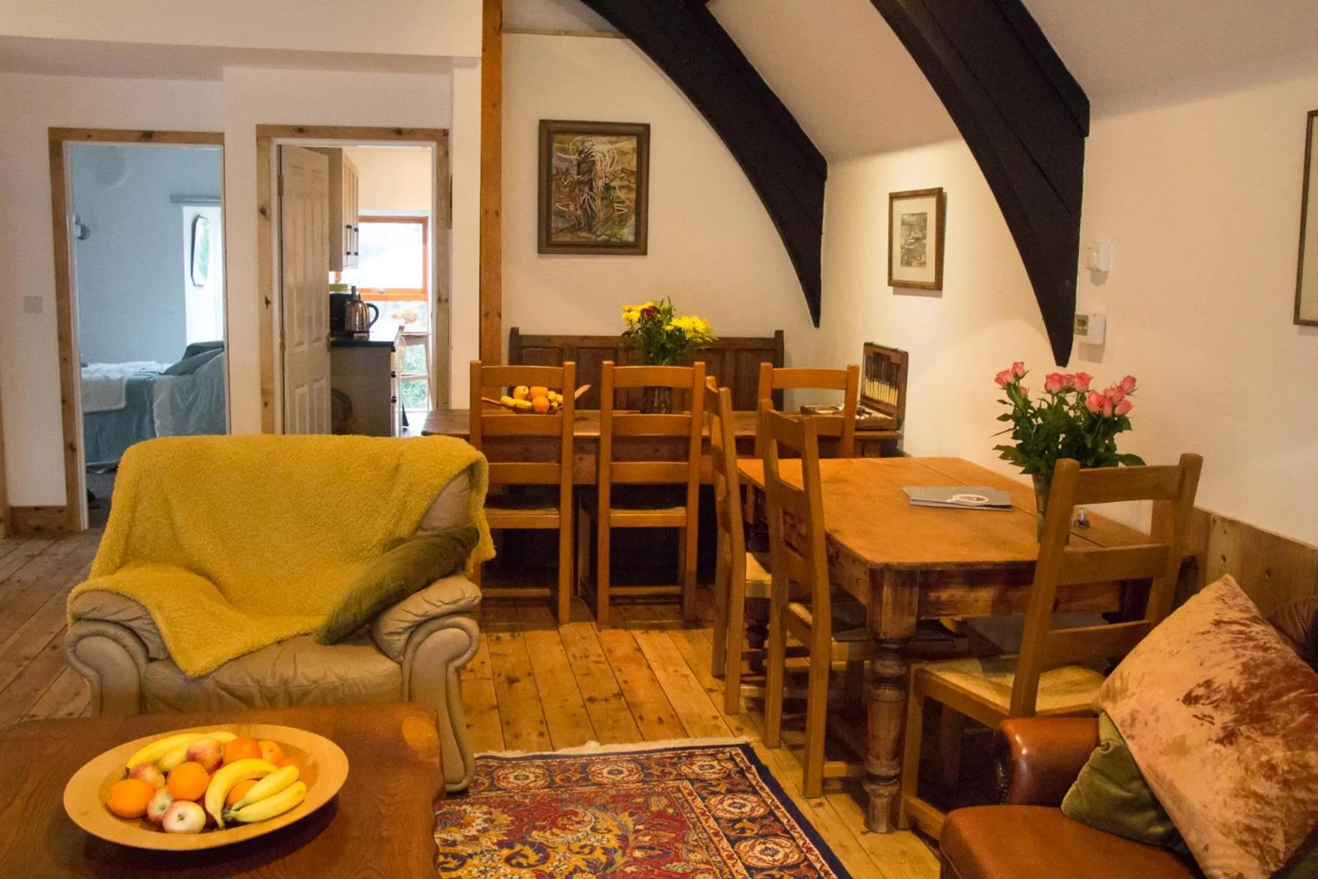 Living room in James John Hamilton House and backpacker hostel