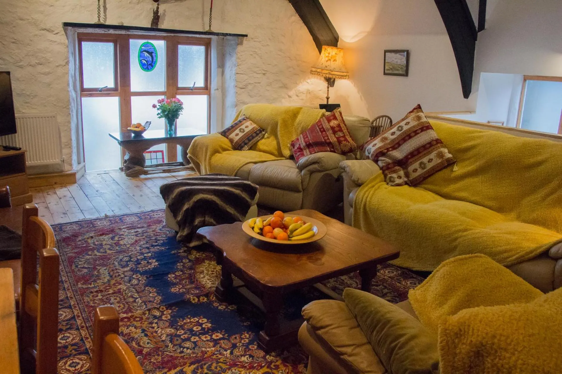 Living room in James John Hamilton House and backpacker hostel