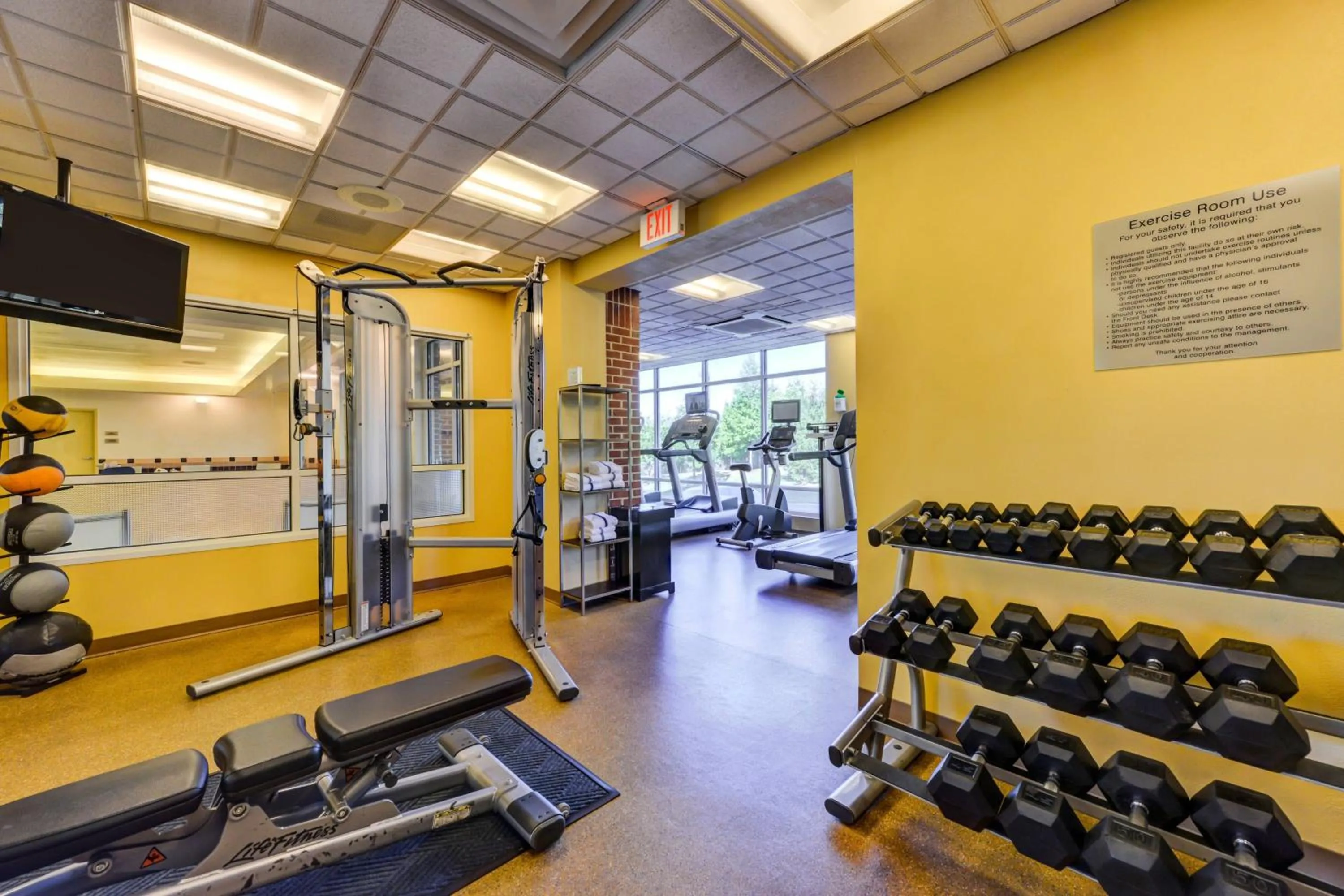 Fitness centre/facilities in SpringHill Suites Arundel Mills BWI Airport