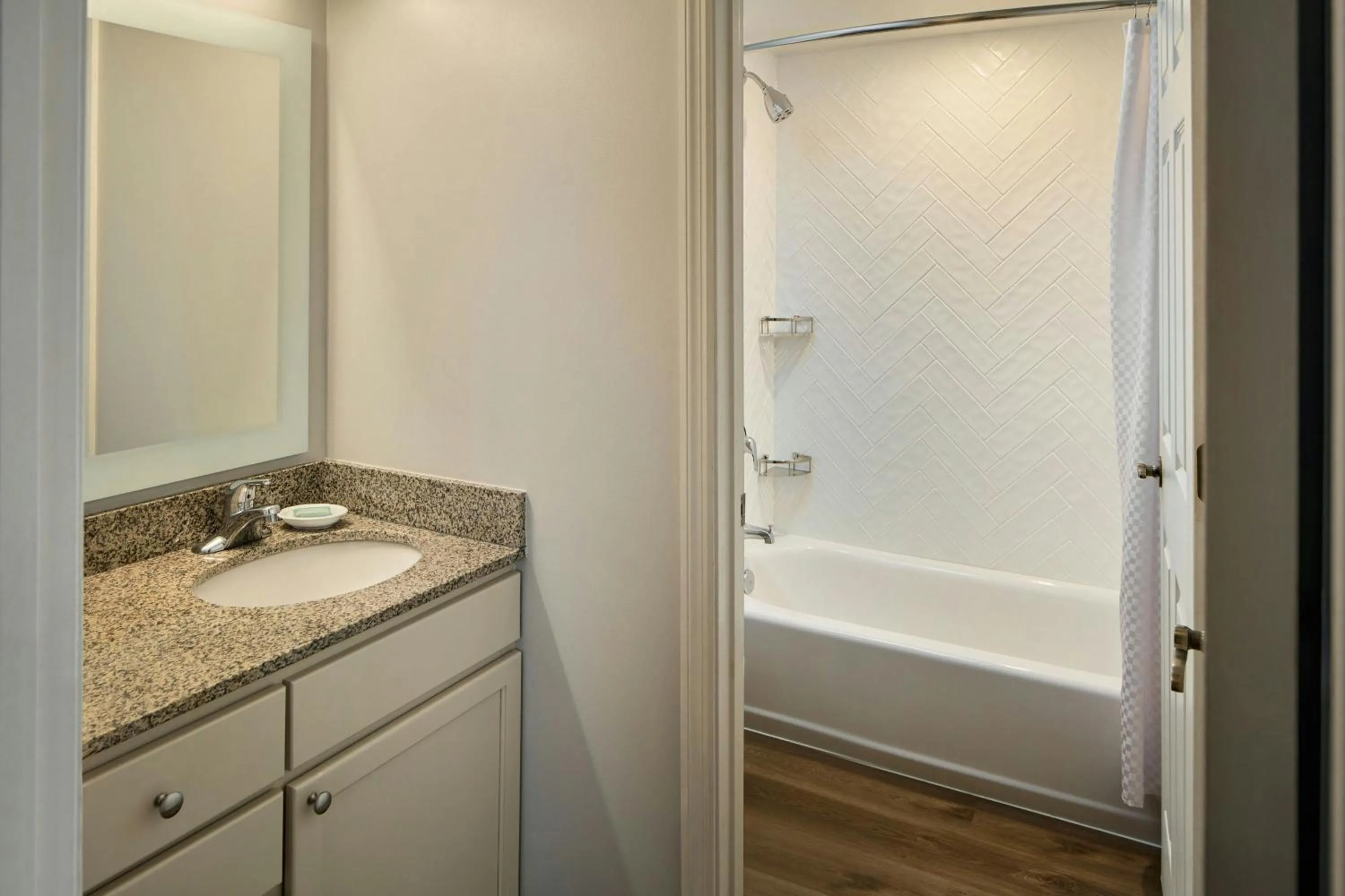 Bedroom in TownePlace Suites Bowie Town Center