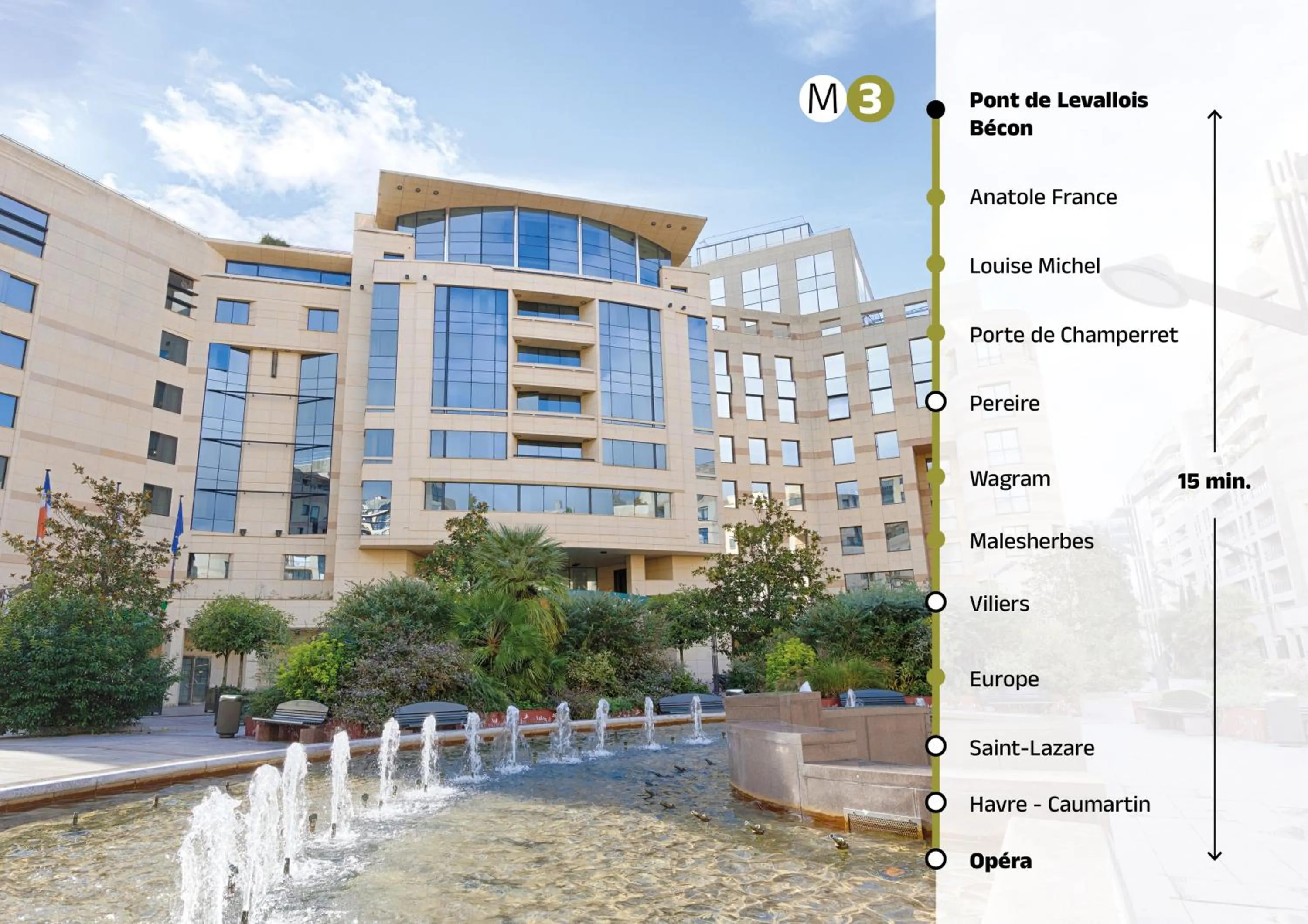 Property building in Occidental Paris Levallois