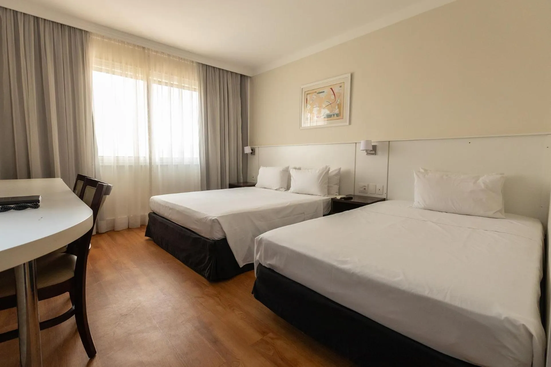 Bed in Hotel Premium Campinas
