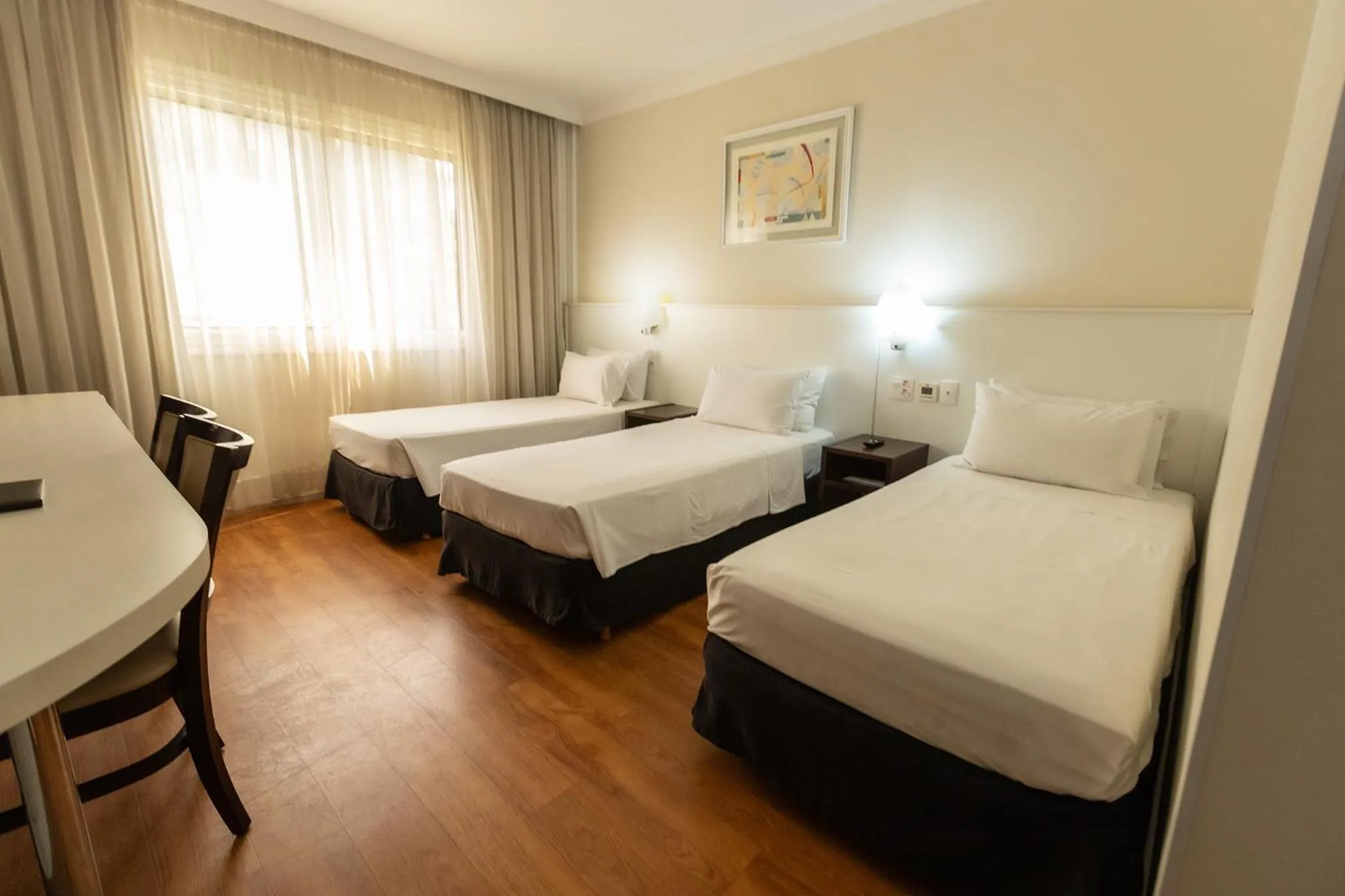 Bed in Hotel Premium Campinas