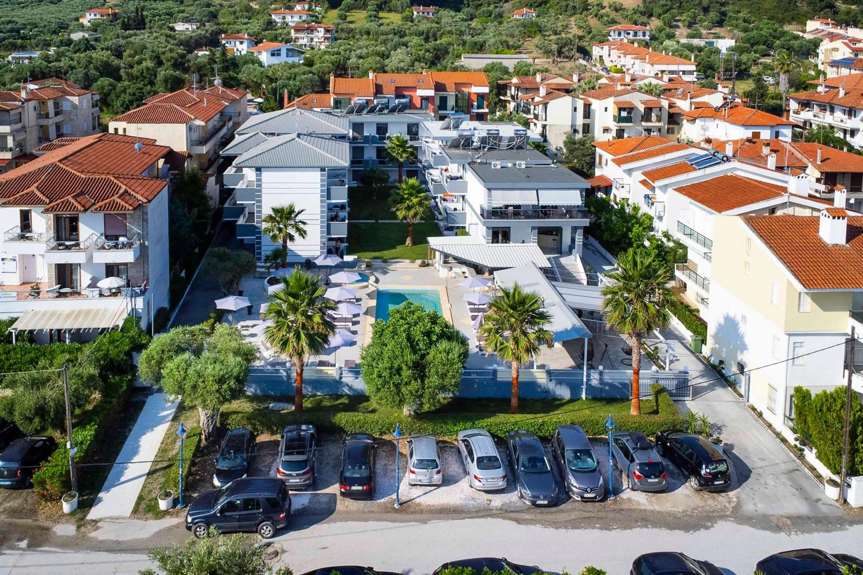 Bird's eye view in Akritas Hotel Pefkochori
