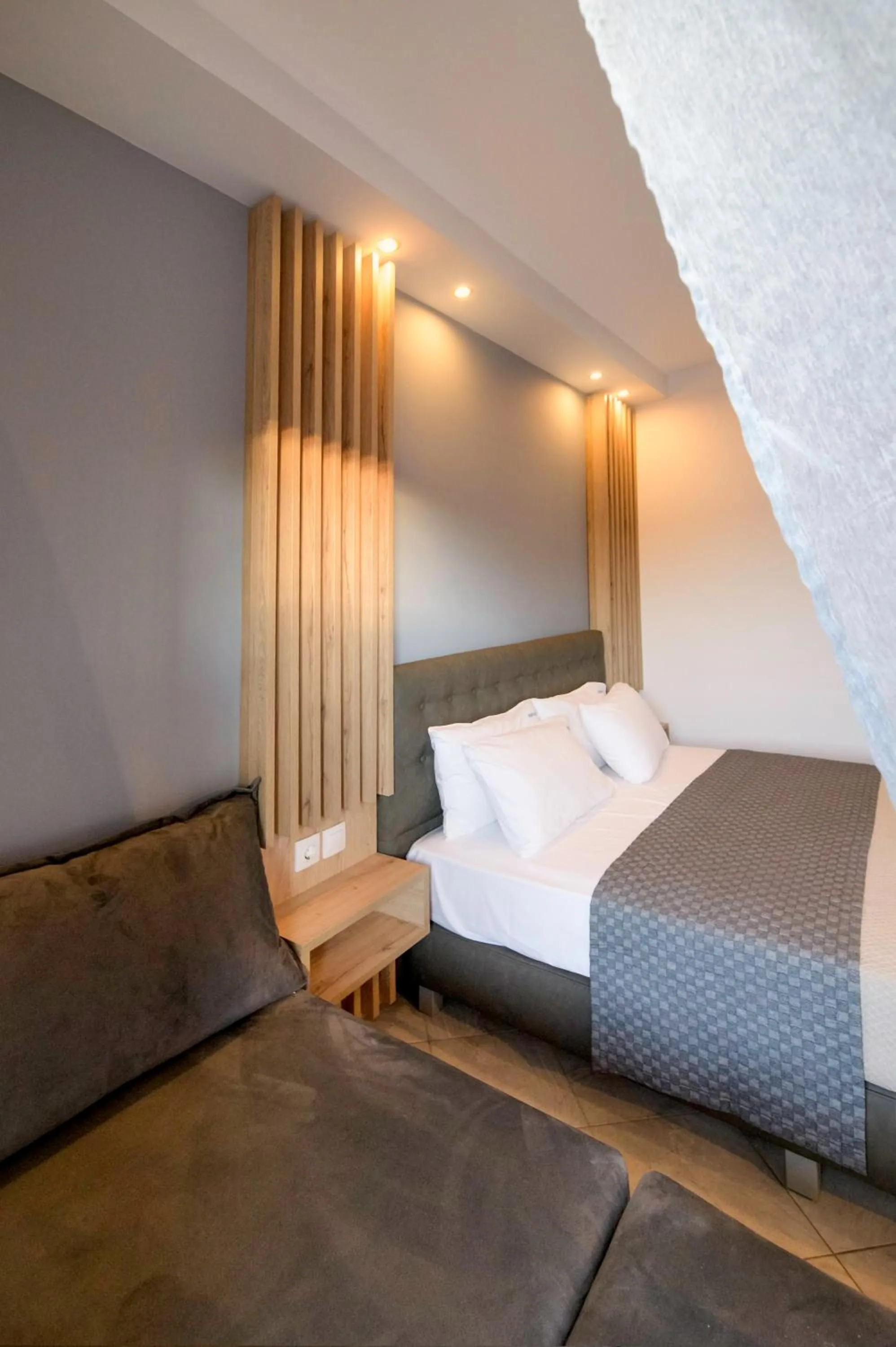 Bed in Akritas Hotel Pefkochori