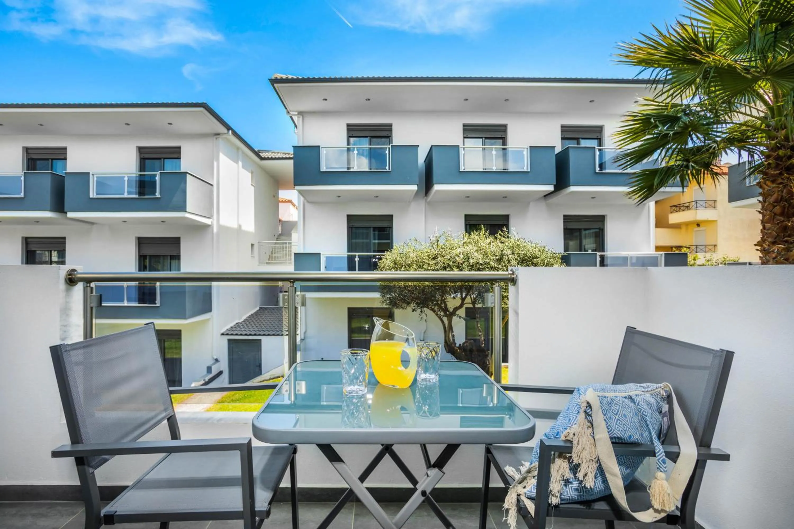 Balcony/Terrace in Akritas Hotel Pefkochori