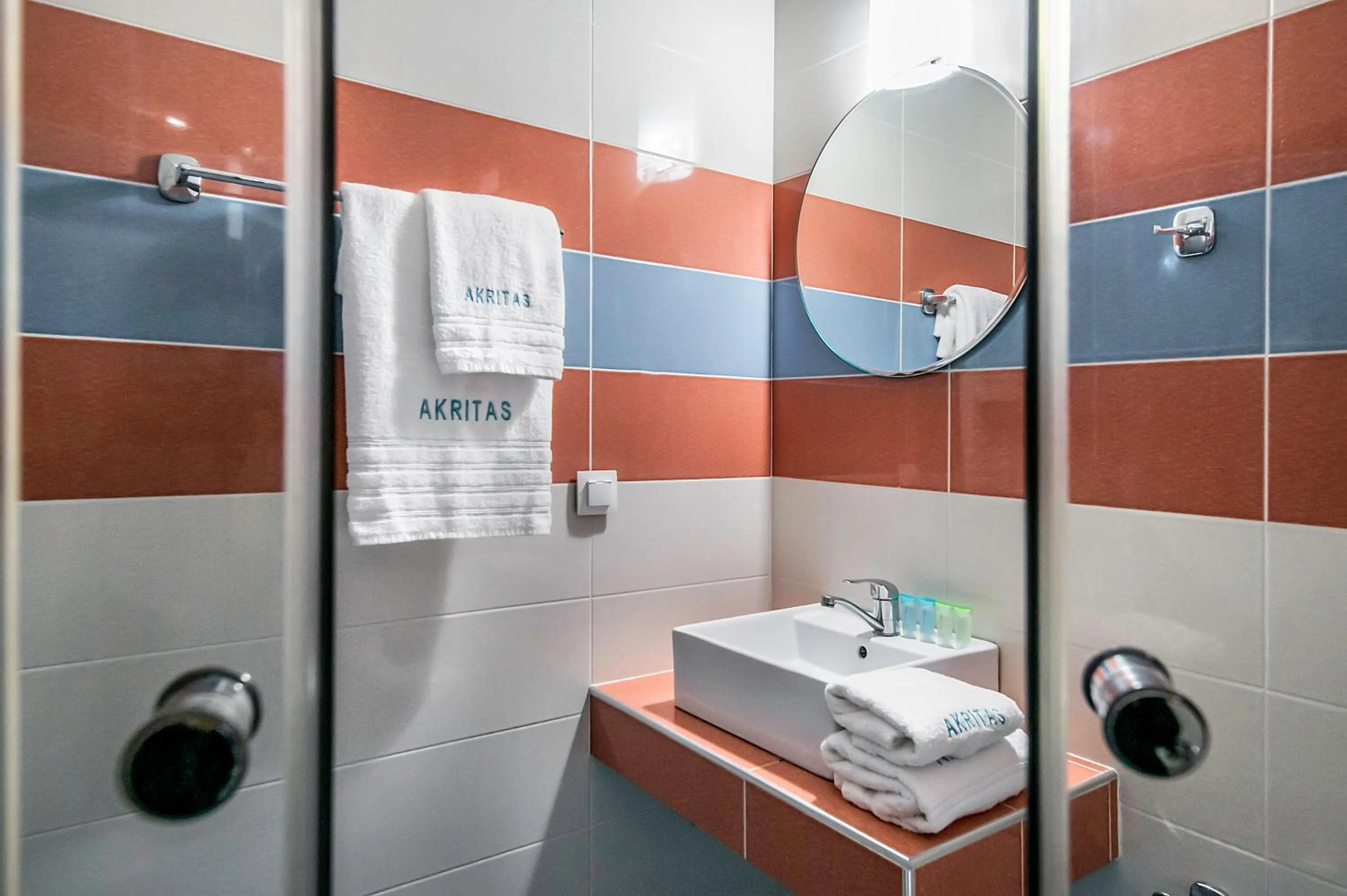 Bathroom in Akritas Hotel Pefkochori